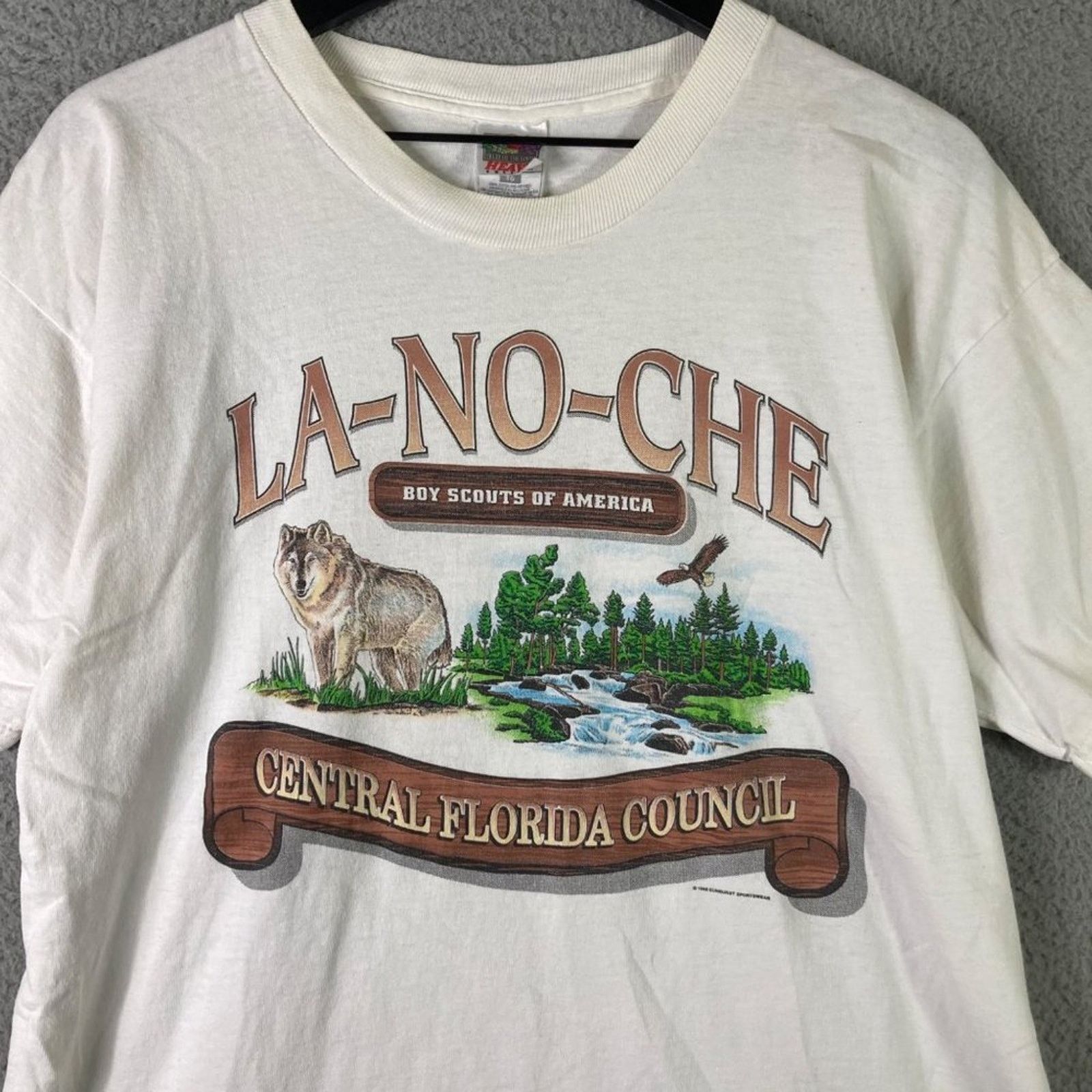 Fruit Of The Loom Boy Scouts Vintage Shirt BSA America Mens Size XL La-No Size US XL / EU 56 / 4 - 3 Thumbnail