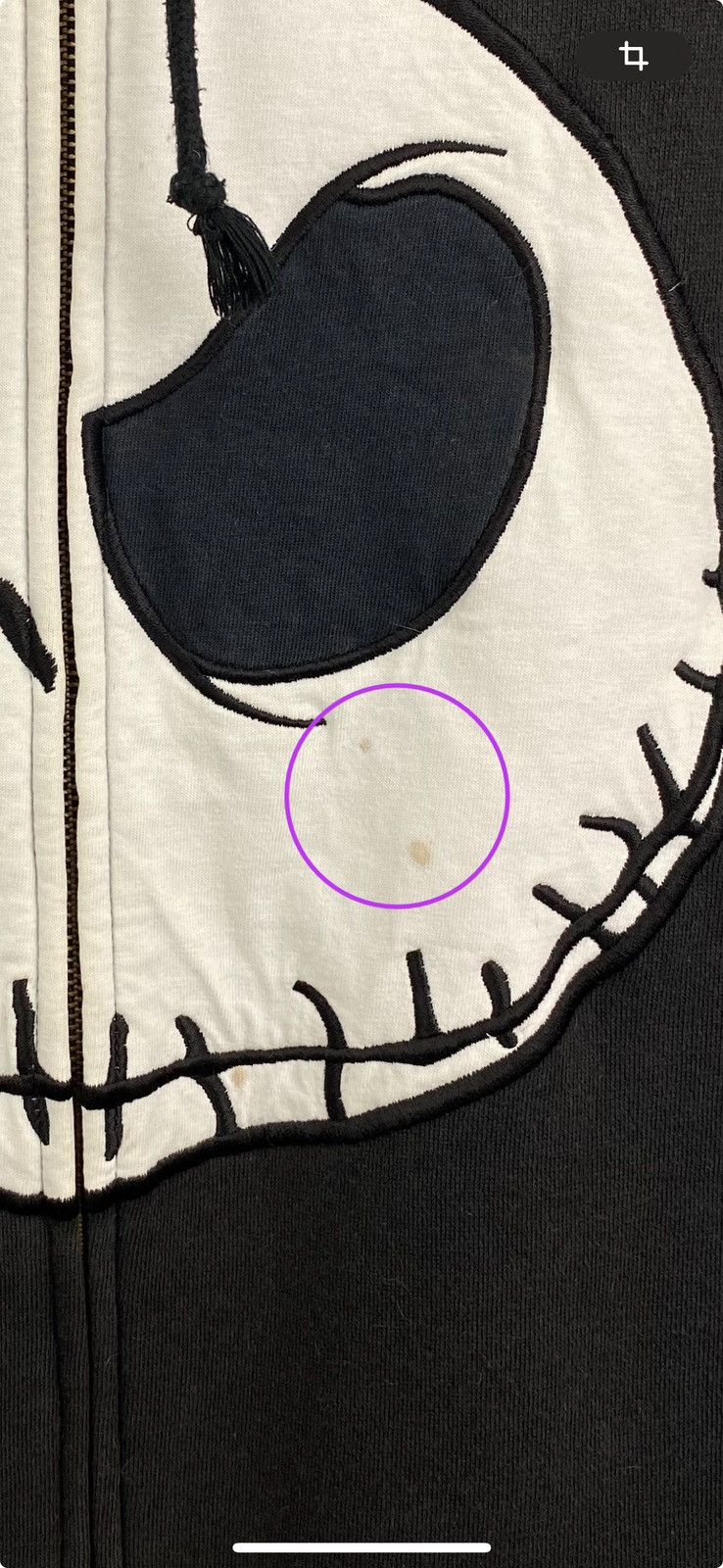 Disney Tim Burtons The Nightmare Before Christmas Skull Zip Hoodie Size US XXL / EU 58 / 5 - 8 Thumbnail