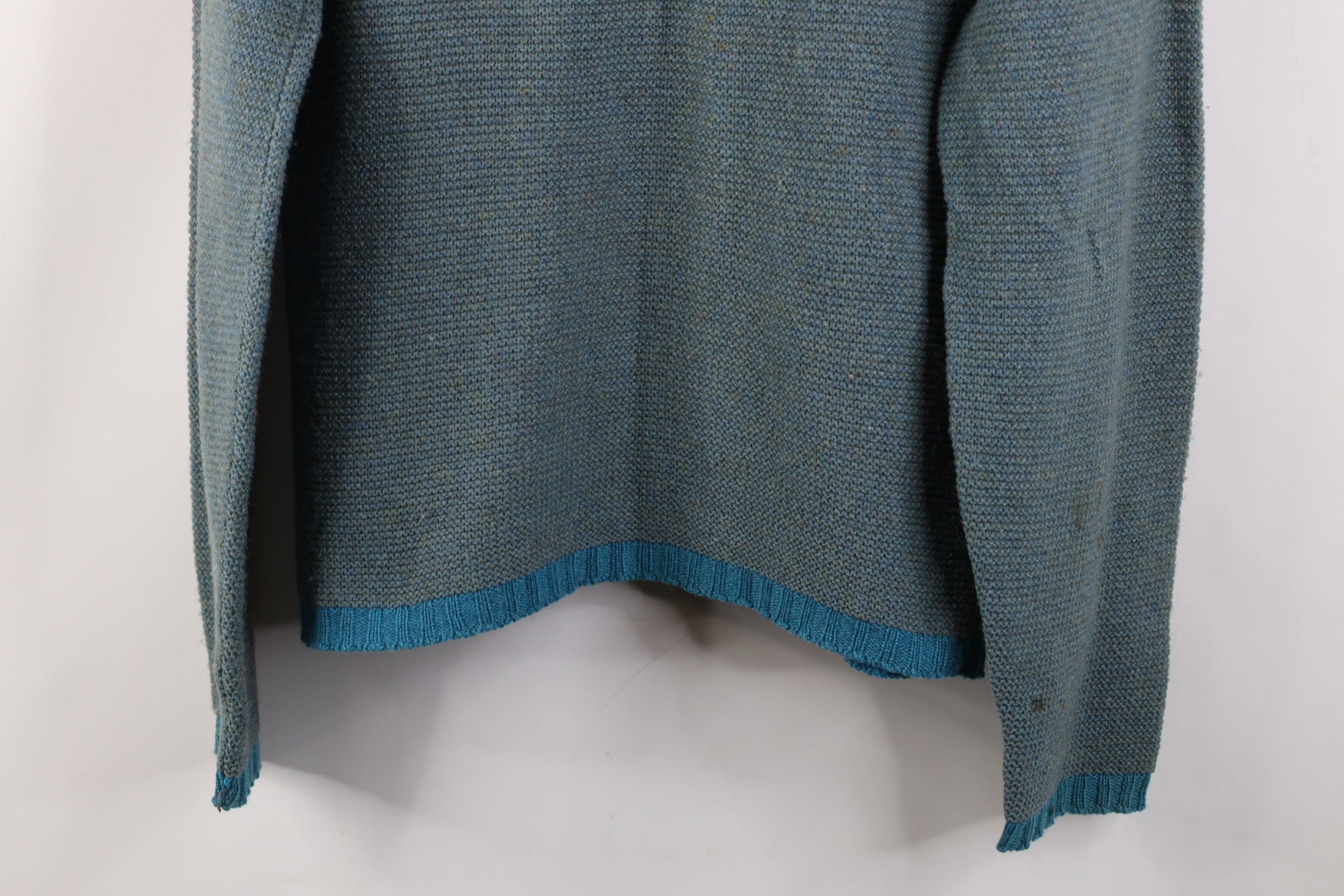Vintage Vintage 50s Streetwear Chain Button Zip Cardigan Sweater USA Size US M / EU 48-50 / 2 - 14 Thumbnail