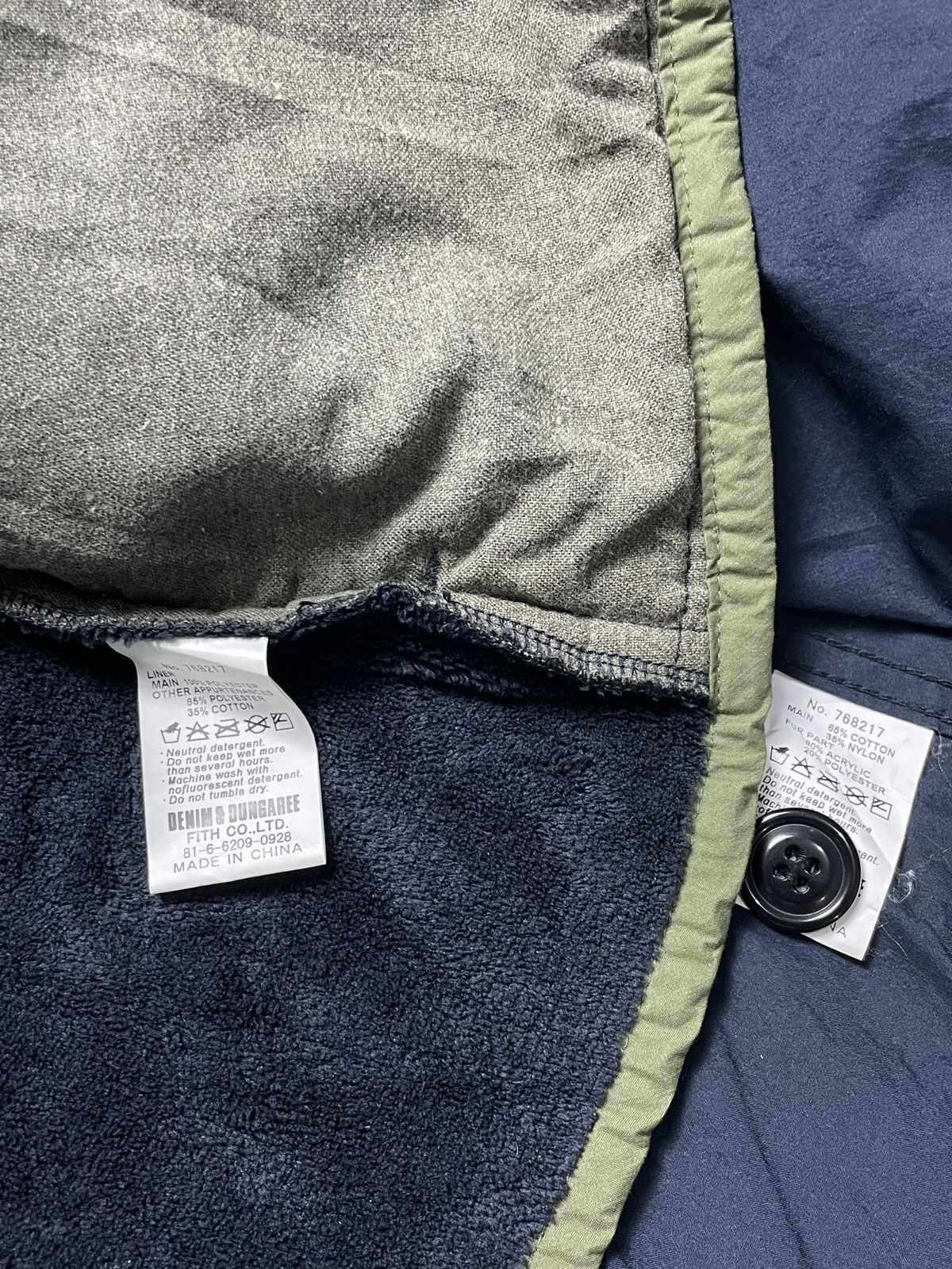 14th Addiction 2000’s Denim & Dungaree - Apocalypse Parka Fur Jacket Size US M / EU 48-50 / 2 - 18 Thumbnail
