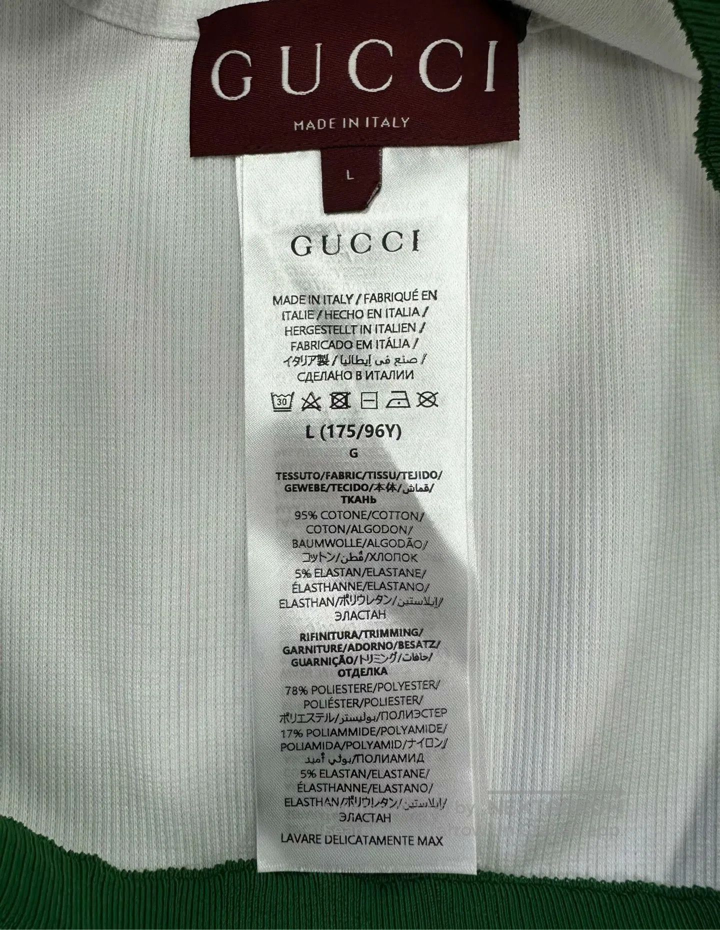 Gucci Guicci White Belt Letter Logo Vest| Size L / US 10 / IT 46 - 6 Thumbnail