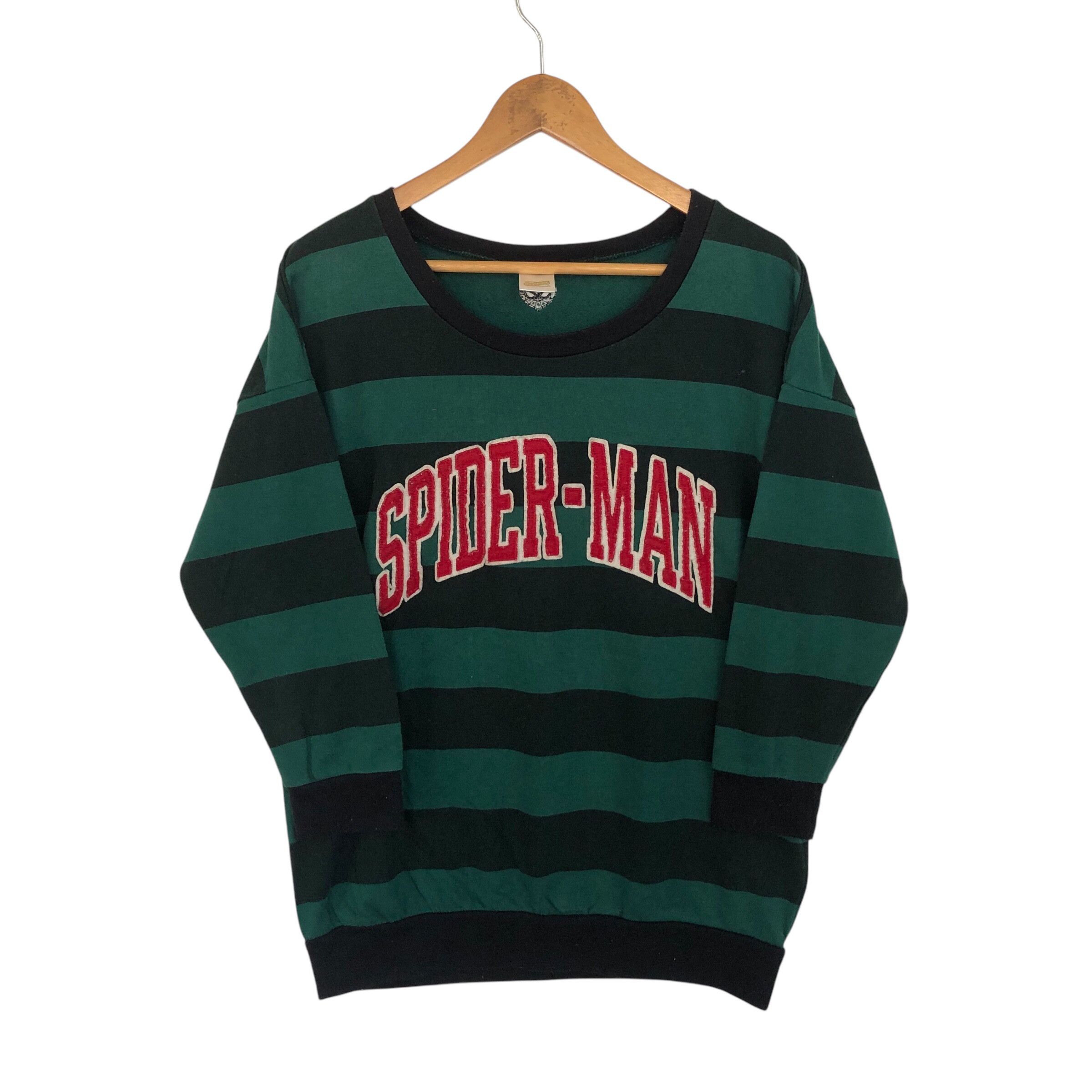 Marvel Comics Vintage Marvel Spider man Stripe Sweatshirt Medium Size US M / EU 48-50 / 2 - 1 Thumbnail