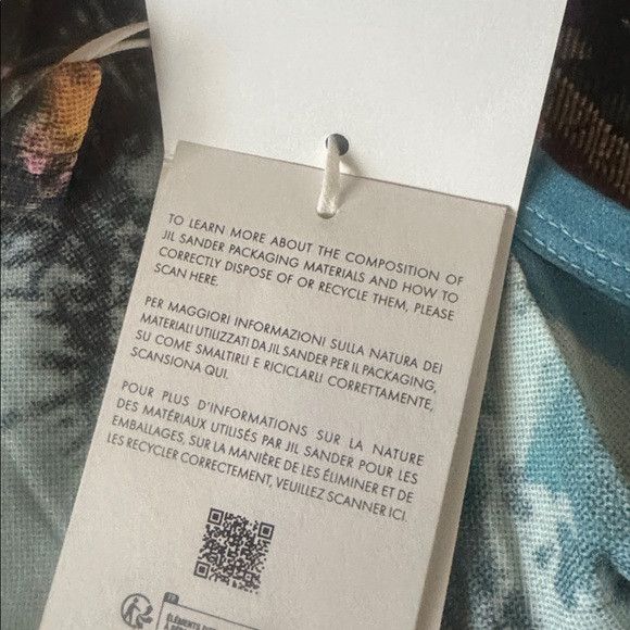 Jil Sander Jil Sander Blue and White Scenic Tank Top Size L / US 10 / IT 46 - 10 Thumbnail