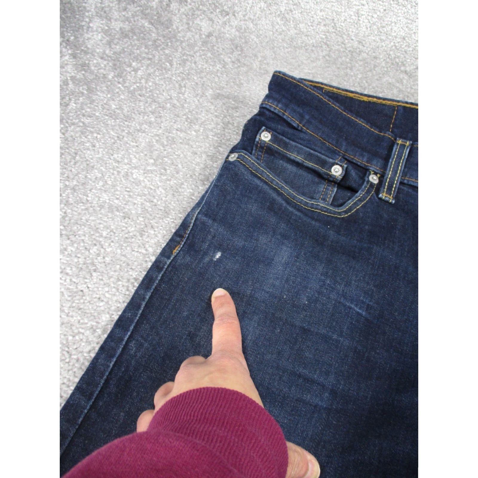 Levi's VINTAGE Levis Jeans 511 Mens 32 Dark Wash Denim Slim Fit 32X33 Blue 511 Slim Men's Jeans 32 33 Denim Sho exports Size US 32 / EU 48 - 4 Thumbnail