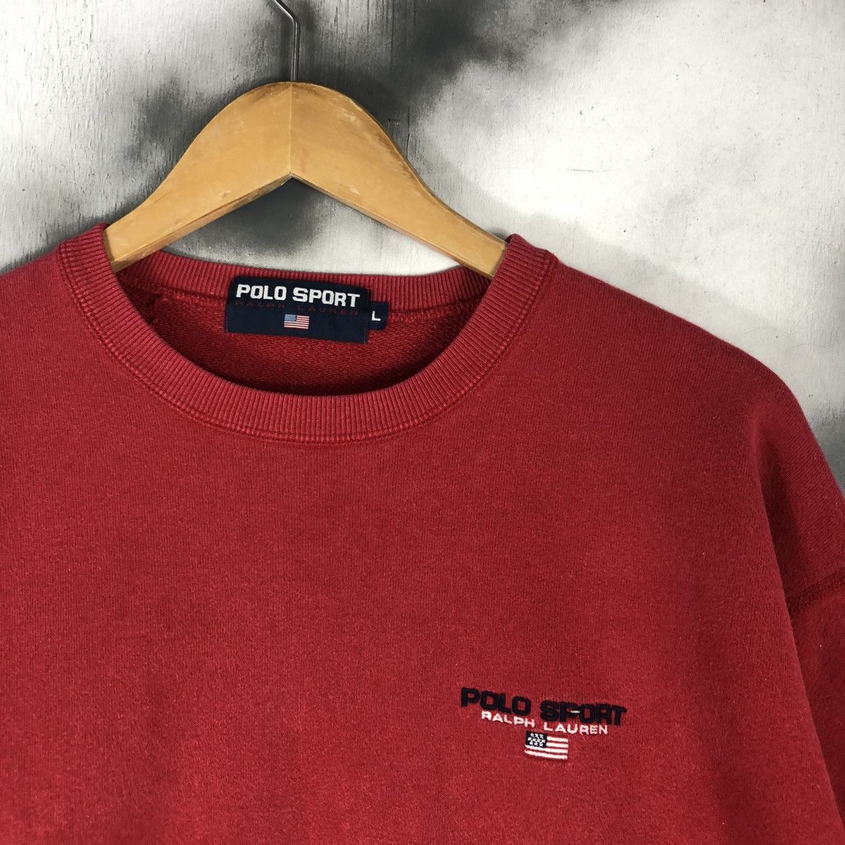 Polo Ralph Lauren × Vintage Vintage Polo Sport Ralph Lauren America Flag Embroidered Size US L / EU 52-54 / 3 - 4 Thumbnail