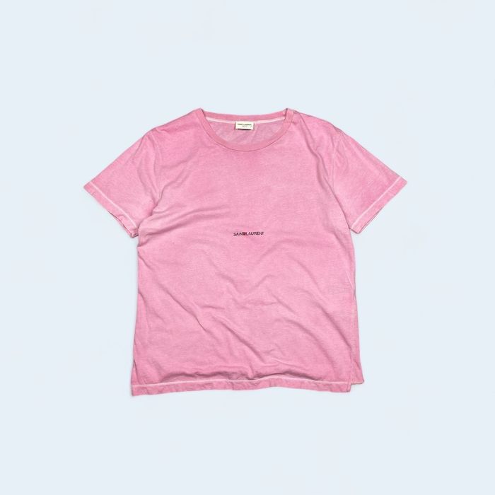 Saint laurent clearance archive logo tee