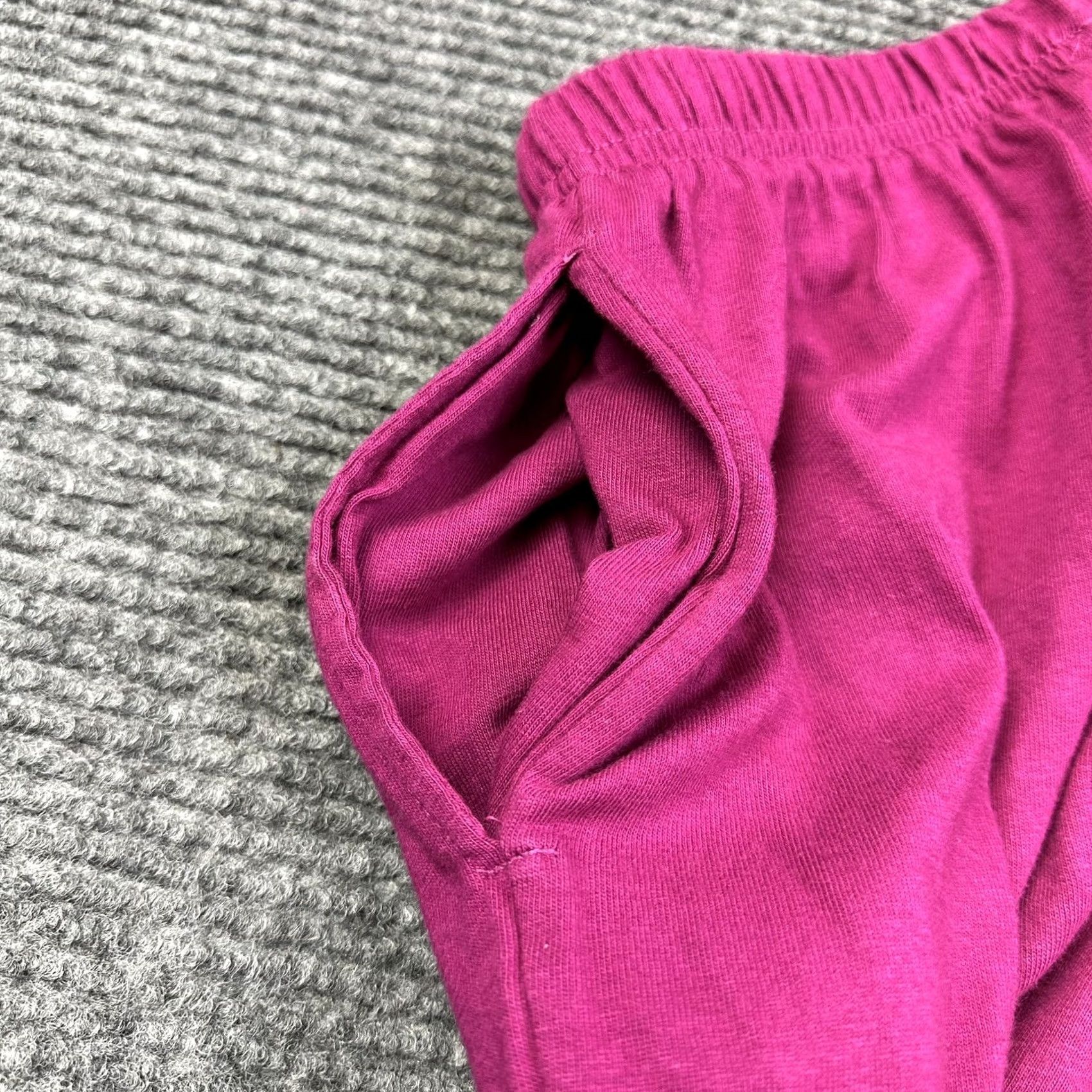 Hanes VINTAGE Hanes Her Way Women Loungewear Sweatpants Pink M Stained 90s Vintage Size 32" / US 10 / IT 46 - 7 Thumbnail