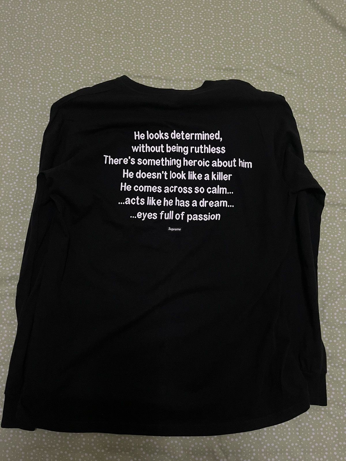 Supreme Supreme the killer l/s tee black | Grailed