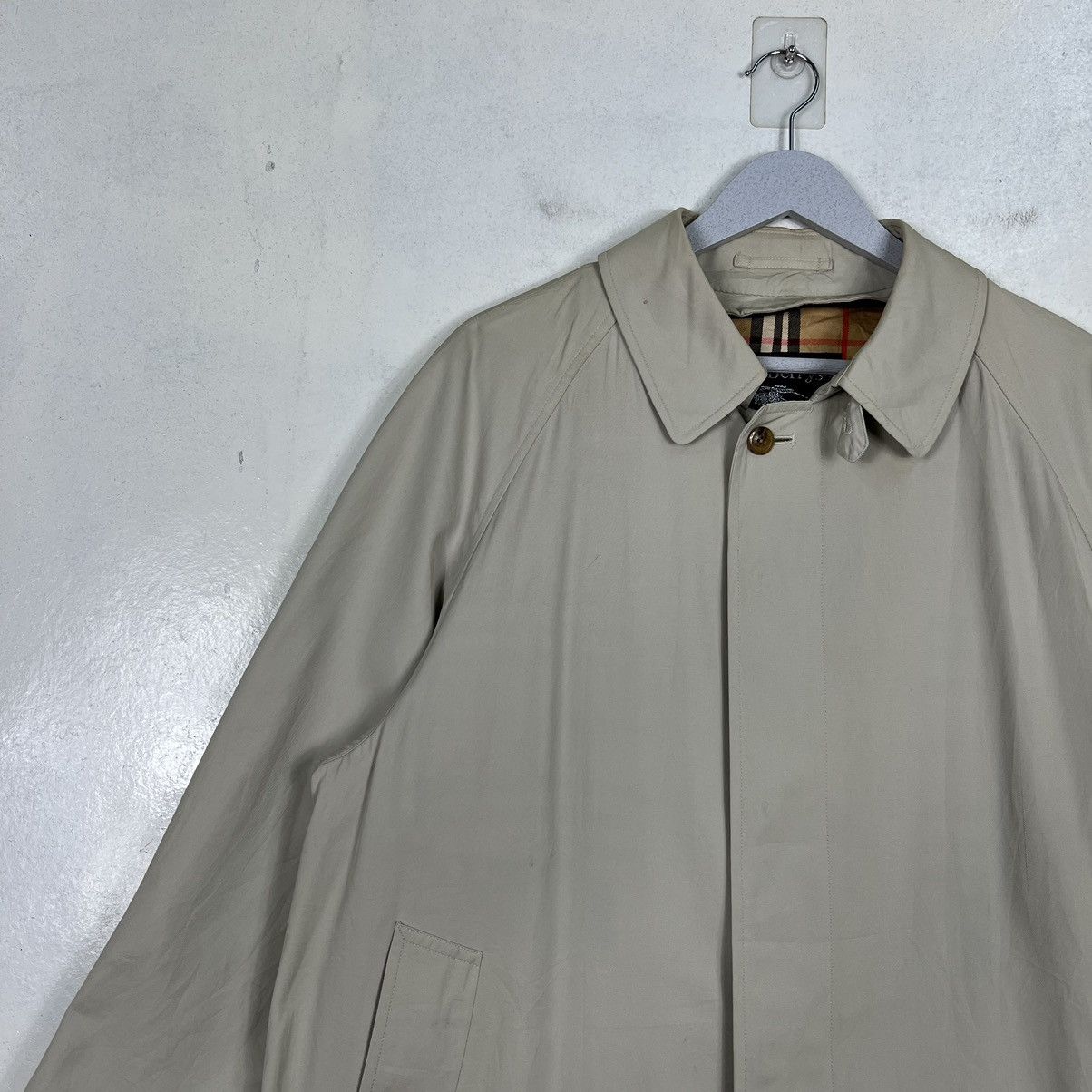 Burberry 🔥 VINTAGE BURBERRY NOVA CHECK TRENCH COAT Size US M / EU 48-50 / 2 - 8 Thumbnail