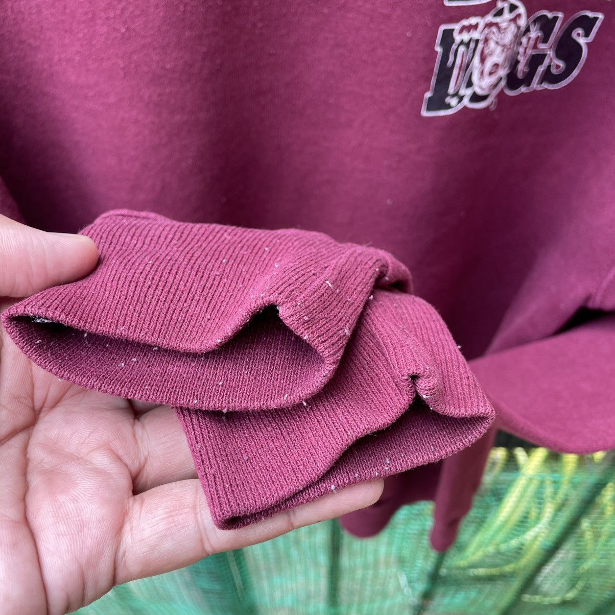 Vintage 🔥Vintage Luray Bull Dogs Big Logo Maroon Jumper Sweatshirts Size US M / EU 48-50 / 2 - 9 Thumbnail