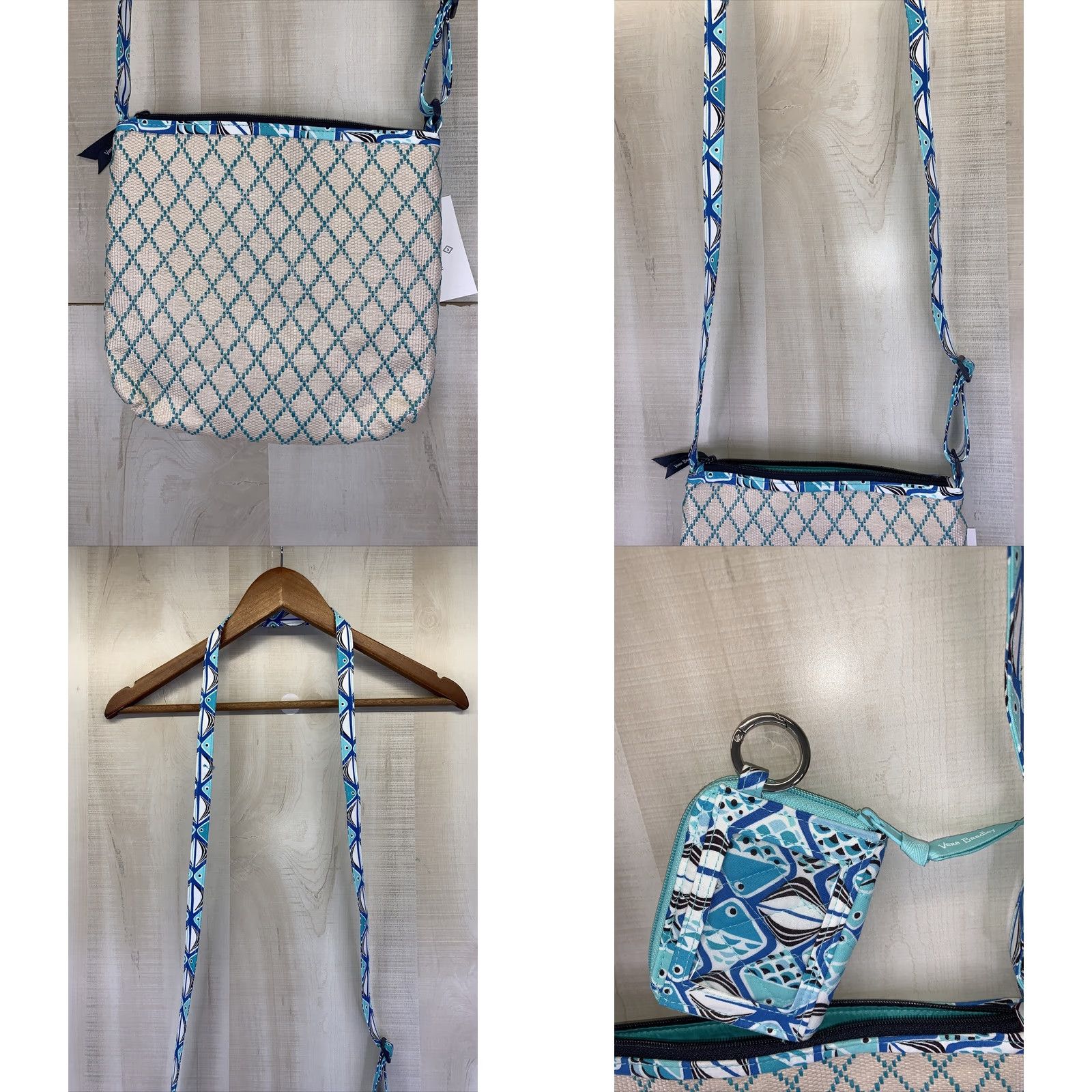 Vera Bradley Vera Bradley Beach Straw Crossbody Womens Purse With Wallet NWT-10385 Size ONE SIZE - 8 Thumbnail