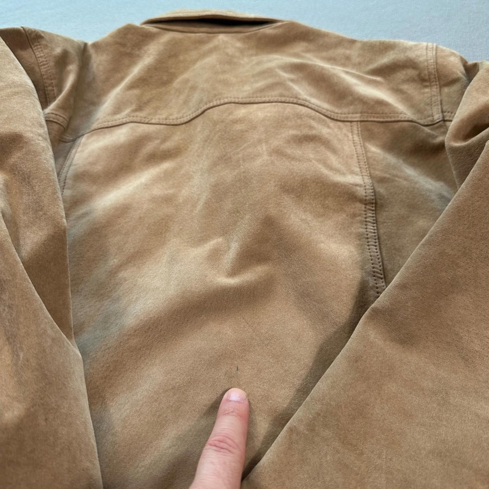 Coldwater Creek Coldwater Creek Suede Genuine Leather Jacket Tan Women L Size L / US 10 / IT 46 - 8 Thumbnail