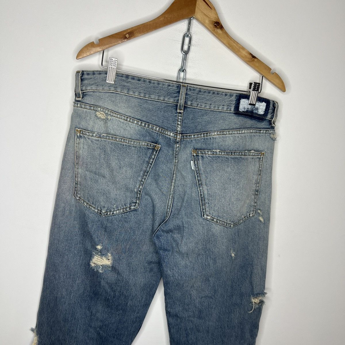 Designer × Haikure Haikure Denim Jeans Trousers Distressed Straight Size US 33 - 8 Thumbnail