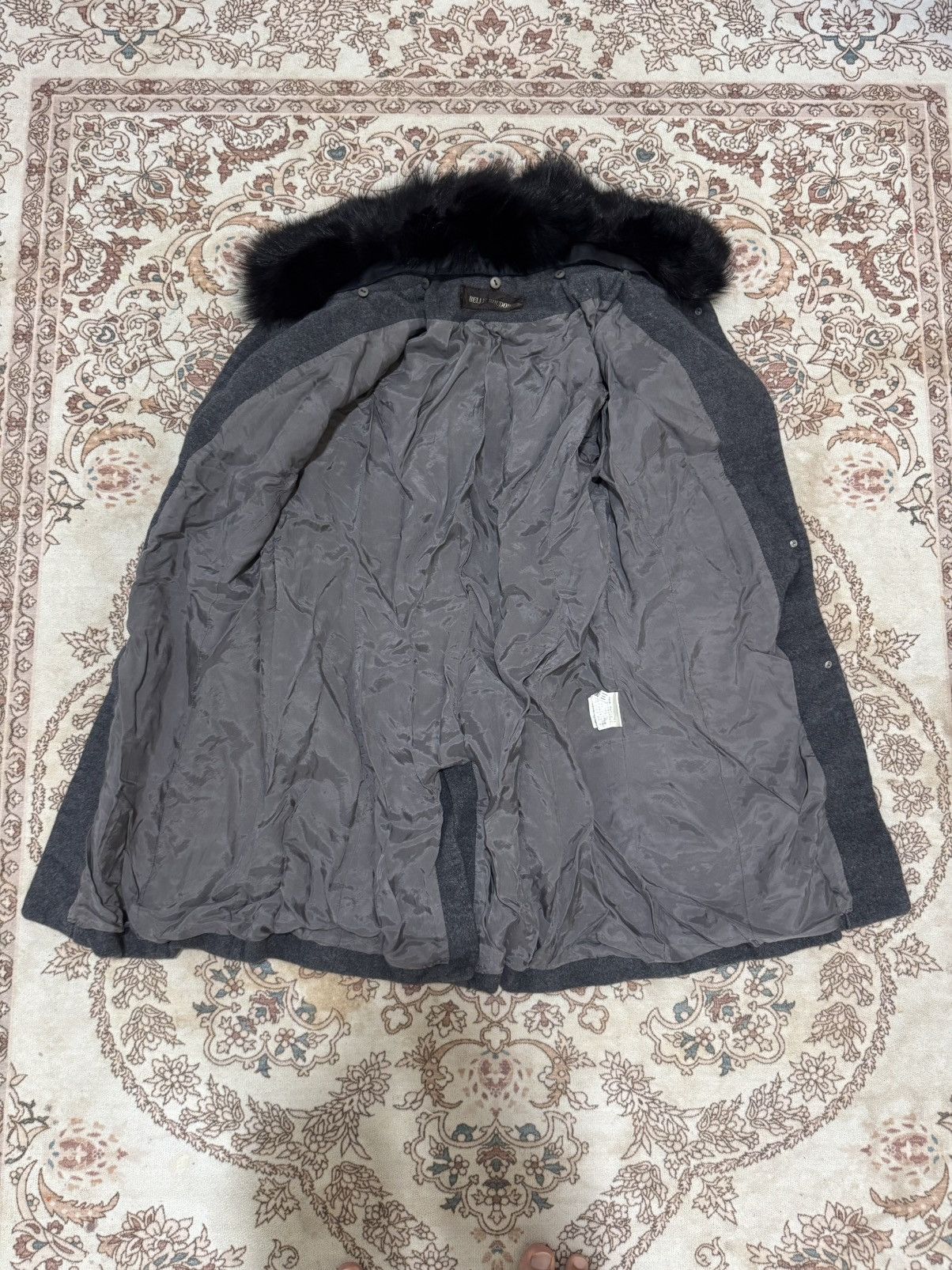 Japanese Brand Belle Boudoir Wool Jacket Fur collar Size US S / EU 44-46 / 1 - 8 Thumbnail