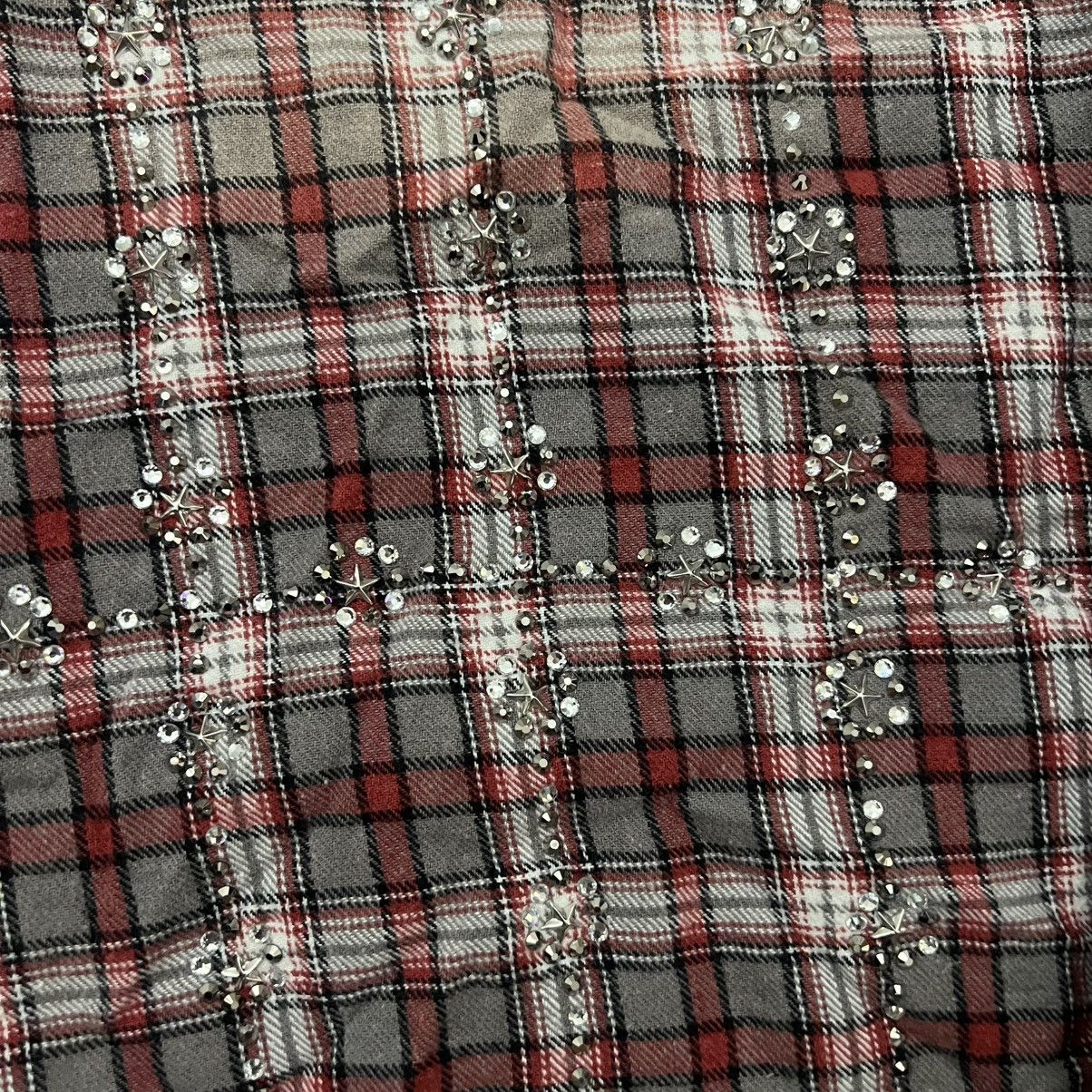 Vale Vale Forever Valley Dreams Rhinestone Flannel Redwood Size US L / EU 52-54 / 3 - 5 Thumbnail