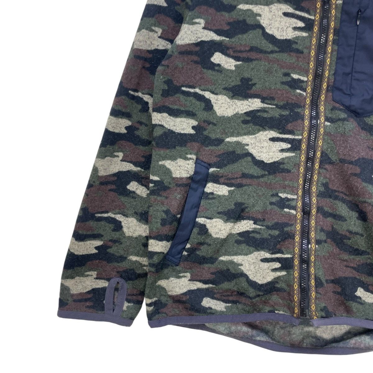 Japanese Brand × Vintage 💥Go Slow Caravan Fully Zipper Camo Jacket Size US M / EU 48-50 / 2 - 4 Thumbnail