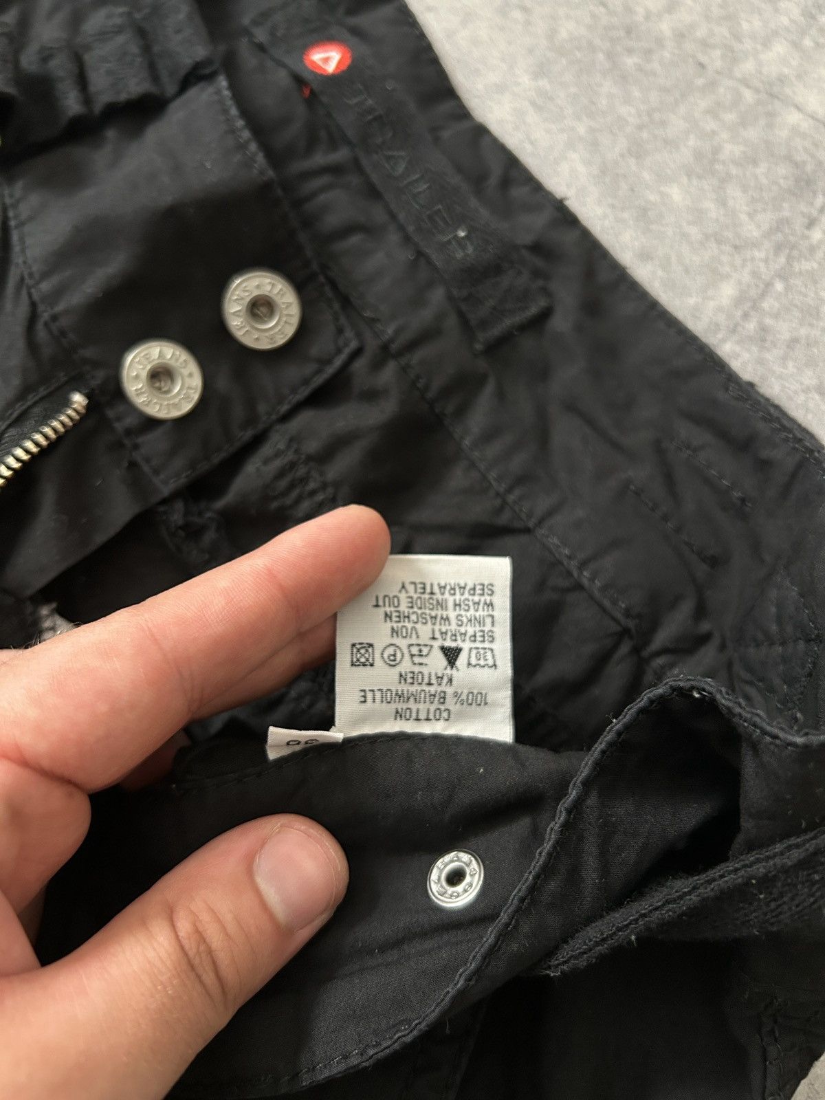 Japanese Brand Vintage Trailer New York Black y2k parachute pants mens Size 32" / US 10 / IT 46 - 6 Thumbnail