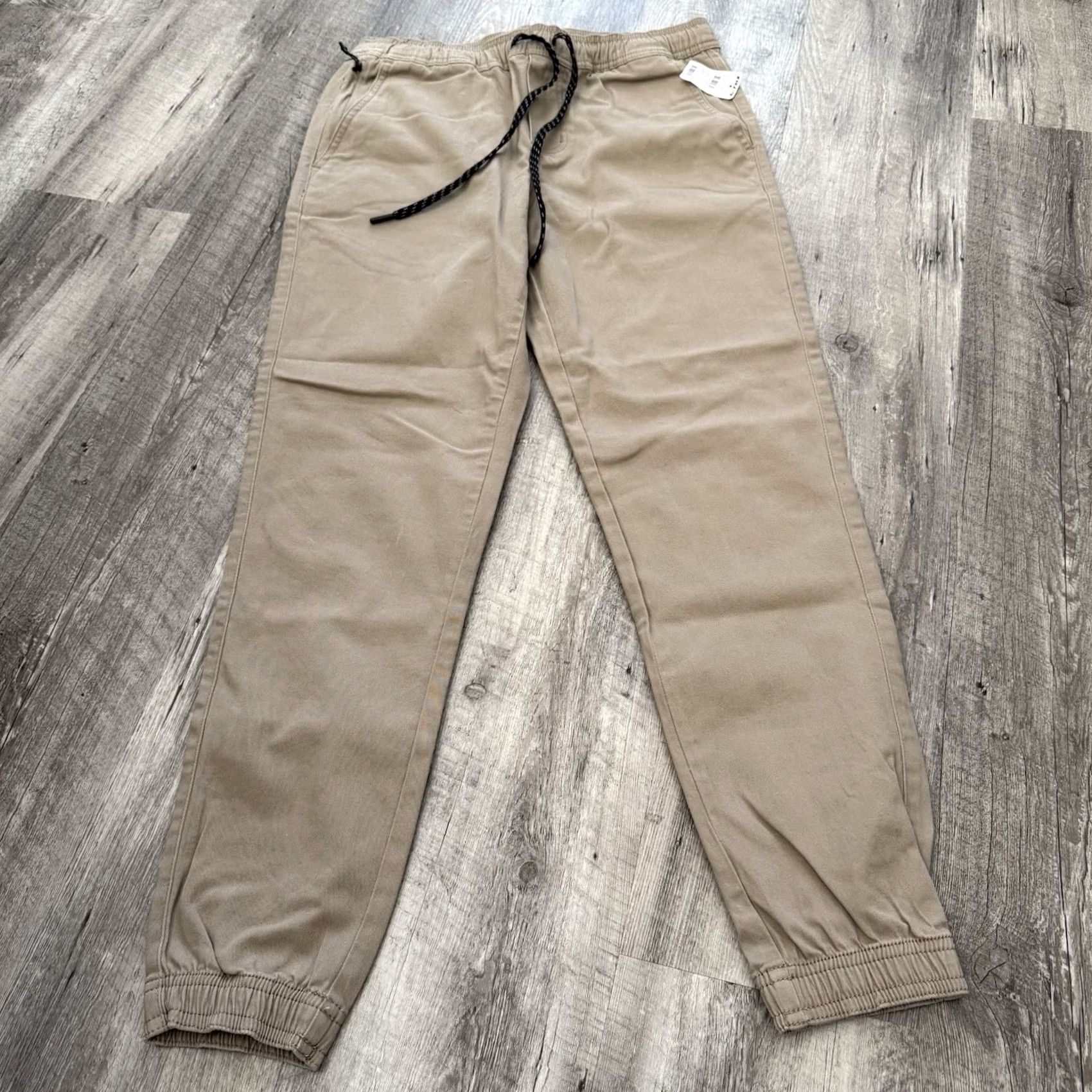 Rsq RSQ Jeans Joggers Mens Size S Dark Khaki Pull-On Elastic New Casual Tapered Leg Size US 29 - 7 Thumbnail