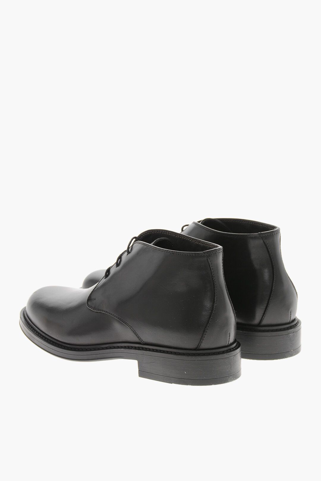 Testoni og1mm0226 Brushed Leather Ankle Boots in Black Size US 8 / EU 41 - 3 Thumbnail