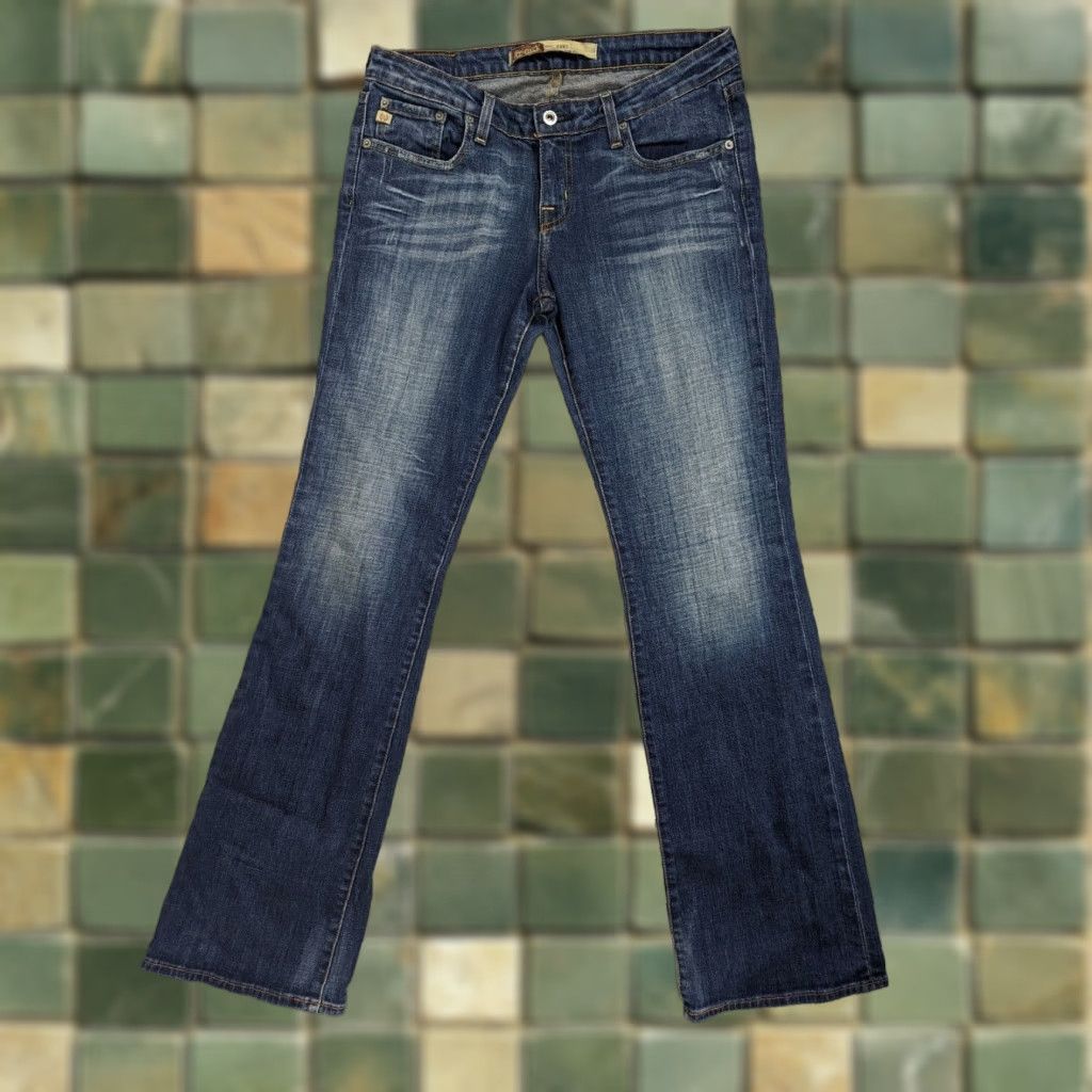 Denime BIG STAR Jeans Remy 31L Bootcut Denim M3J Women 32x34 Mid Rise Stretch Blue Stars Pants Size 24" / US 00 / IT 34 - 1 Thumbnail