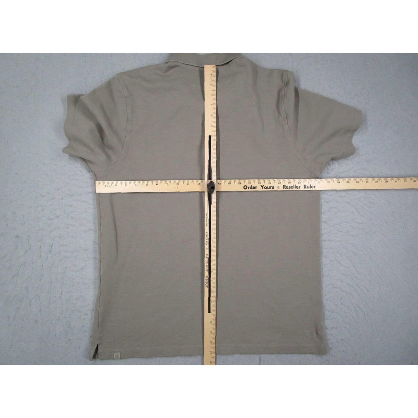 Lululemon Lululemon Polo Shirt Mens L Beige Solid Pique Golf Performance Casual Shirt Size US L / EU 52-54 / 3 - 3 Thumbnail