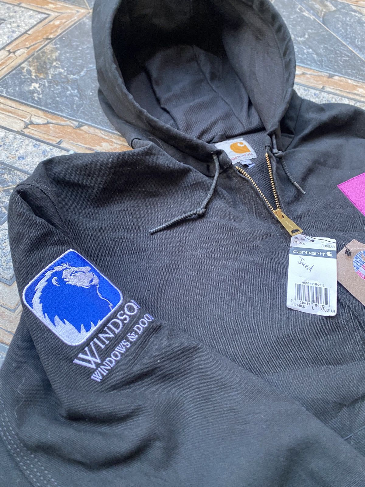 Carhartt Carhartt Active Jacket J131-BLK Size US L / EU 52-54 / 3 - 3 Thumbnail