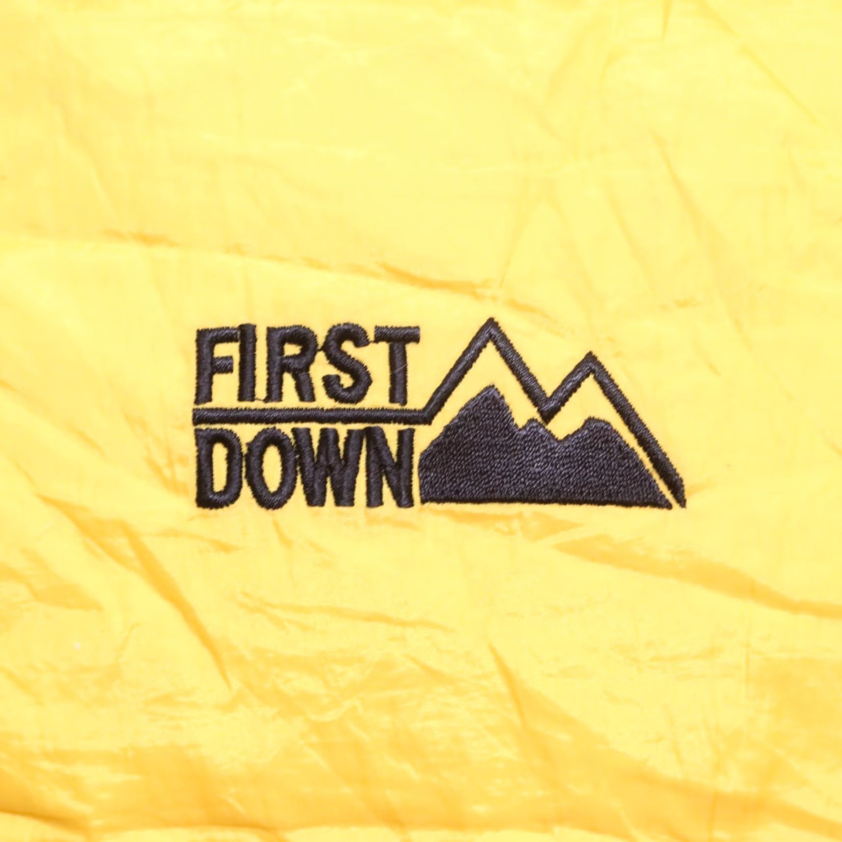 Vintage Vintage First Down Puffer Jacket Men's M Yellow 90s Logo Han? Size US M / EU 48-50 / 2 - 5 Thumbnail