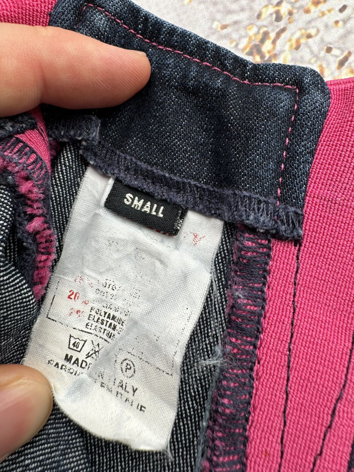 Miss Sixty × Vintage Miss Sixty Luxury Amazing Denim Mini Skirt Size 26" / US 2 / IT 38 - 10 Thumbnail
