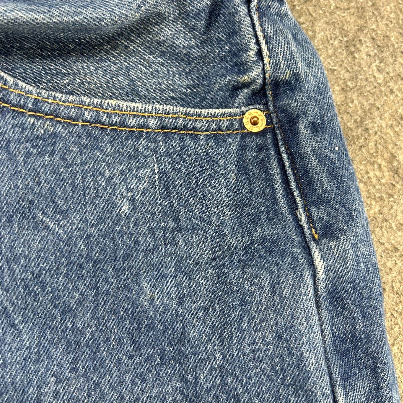 Levi's VINTAGE Levi's 501 Shorts Men 38 Blue Denim Distressed USA 90s Chino 5-Pocket Size US 38 / EU 54 - 4 Thumbnail