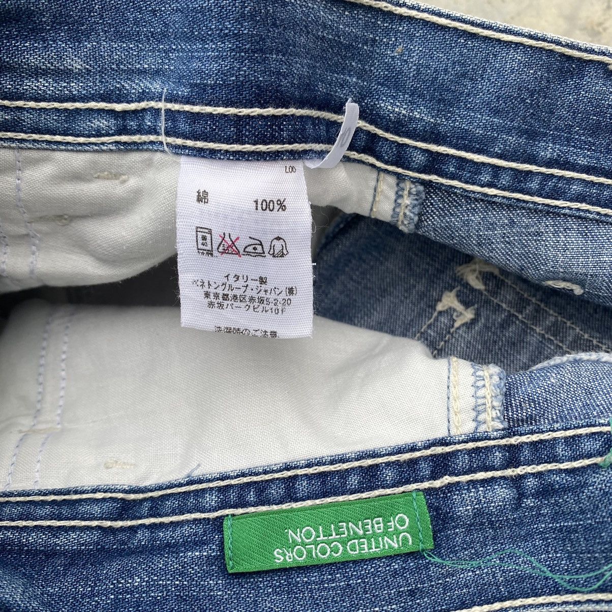 United Colors Of Benetton UCOB Carpenter Denim Skirt Size 26" / US 2 / IT 38 - 7 Thumbnail