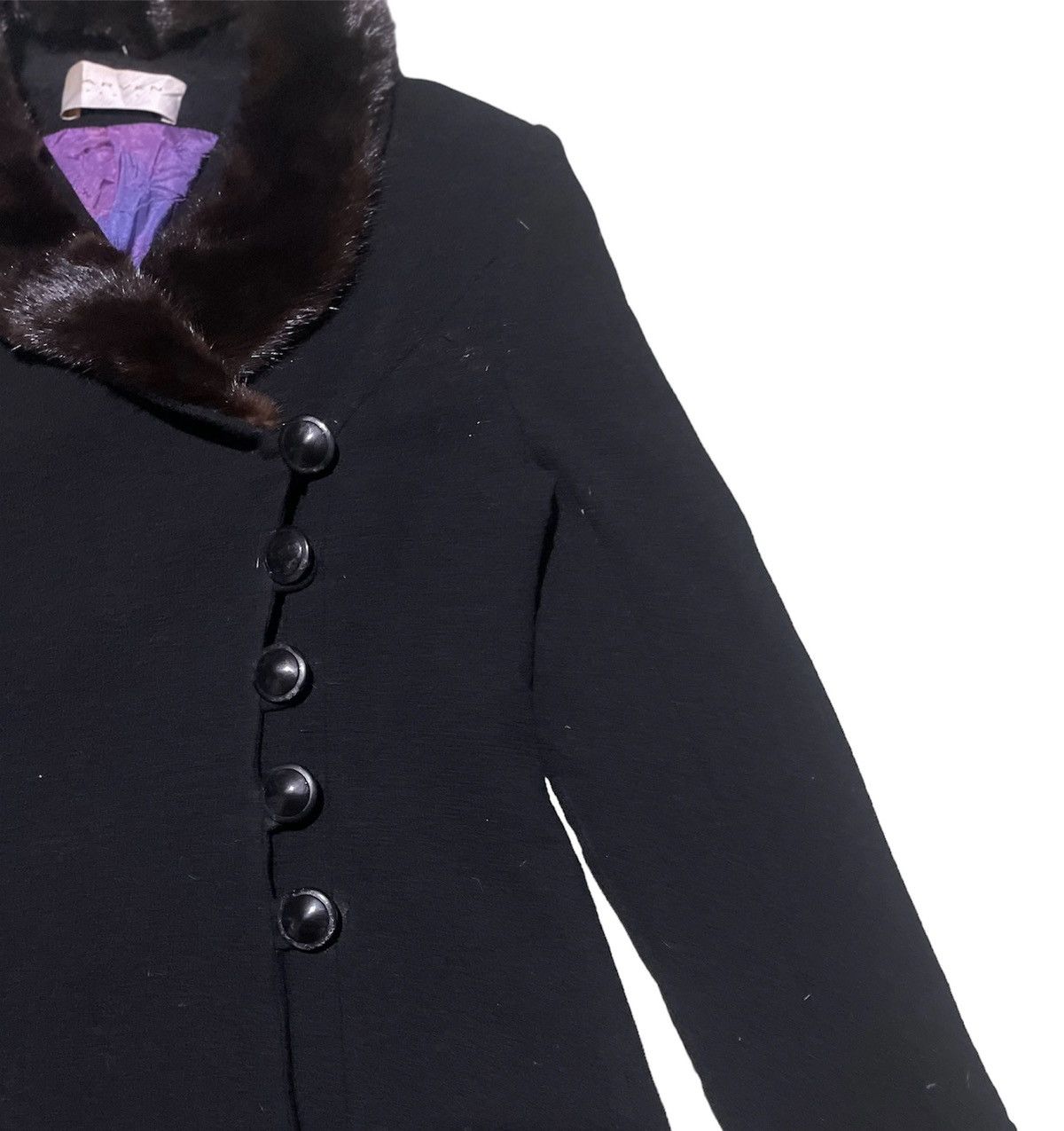 Carven × Designer CARVEN PARIS FUR JACKET FOR WOMEN Size S / US 4 / IT 40 - 5 Thumbnail