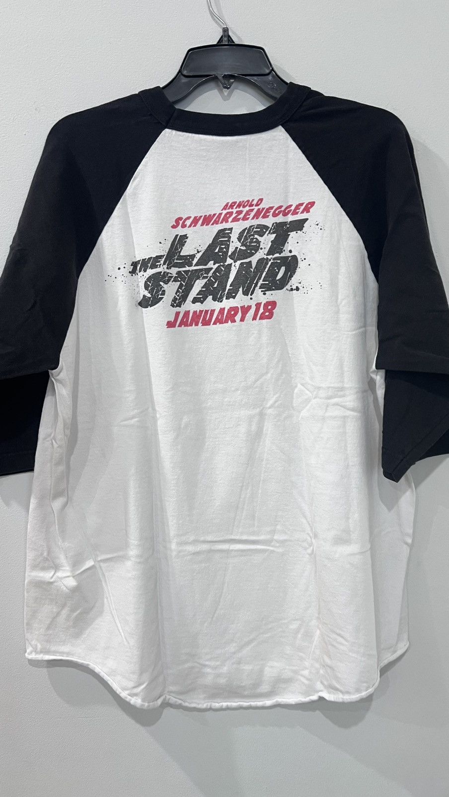 Vintage ARNOLD SCHHARZENEGGER “The Last Stand” 3/4 Sleeve Size XL Size US XL / EU 56 / 4 - 6 Thumbnail