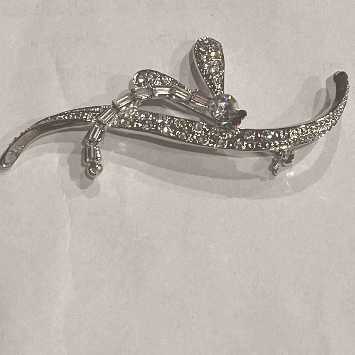 Unknown London Elegant Rhinestone Dragonfly Brooch Size ONE SIZE - 7 Thumbnail