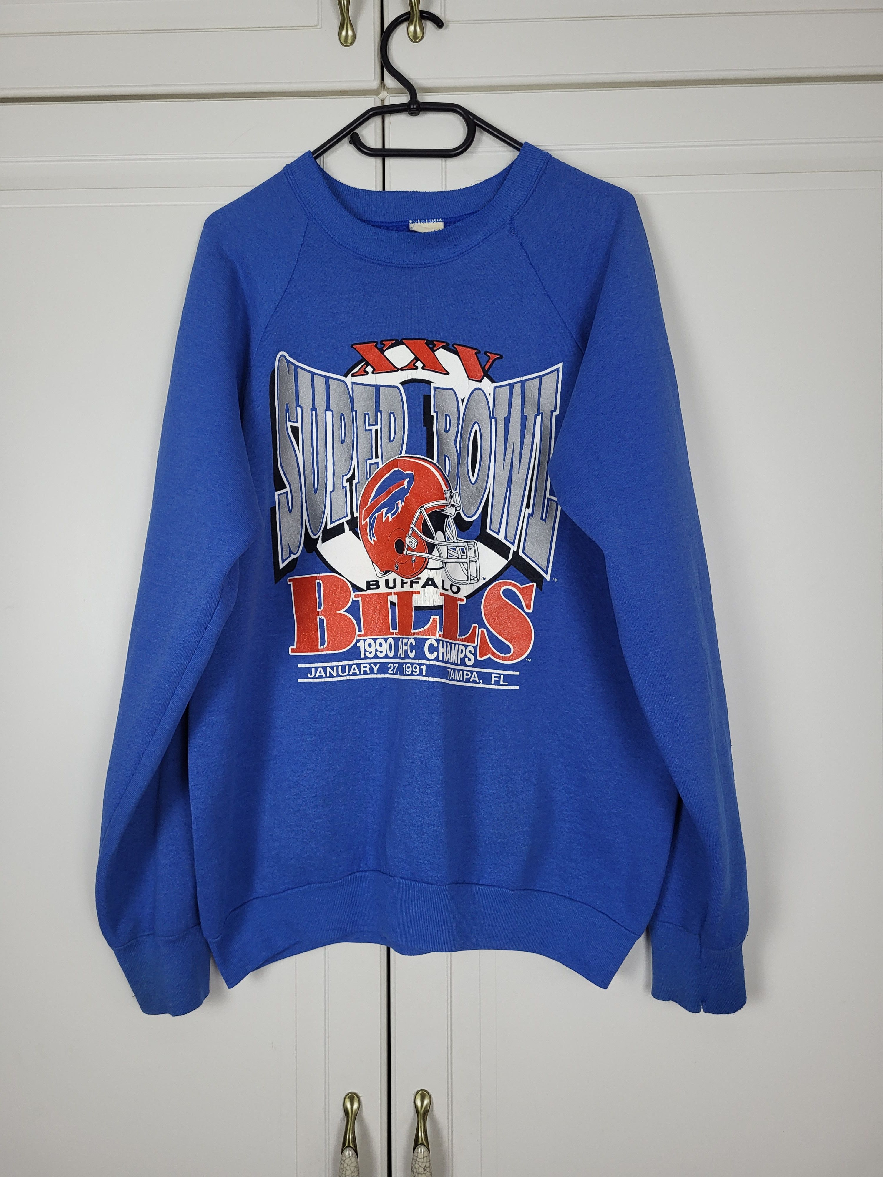 NFL Super Bowl XXV Buffalo Bills NFL 90s sweatshirt Size US XL / EU 56 / 4 - 1 Thumbnail