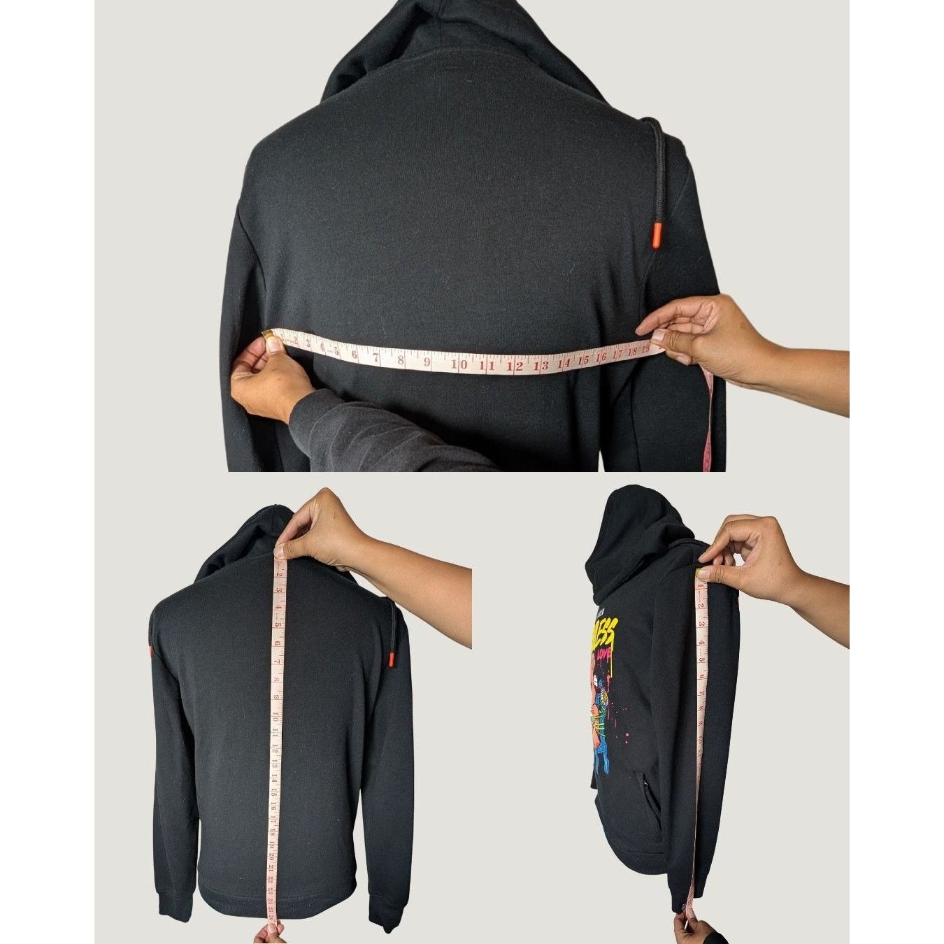 Unknown London RS1NE Never Broken Relentless Love Long Sleeve Hoodie Size M Size US M / EU 48-50 / 2 - 8 Thumbnail