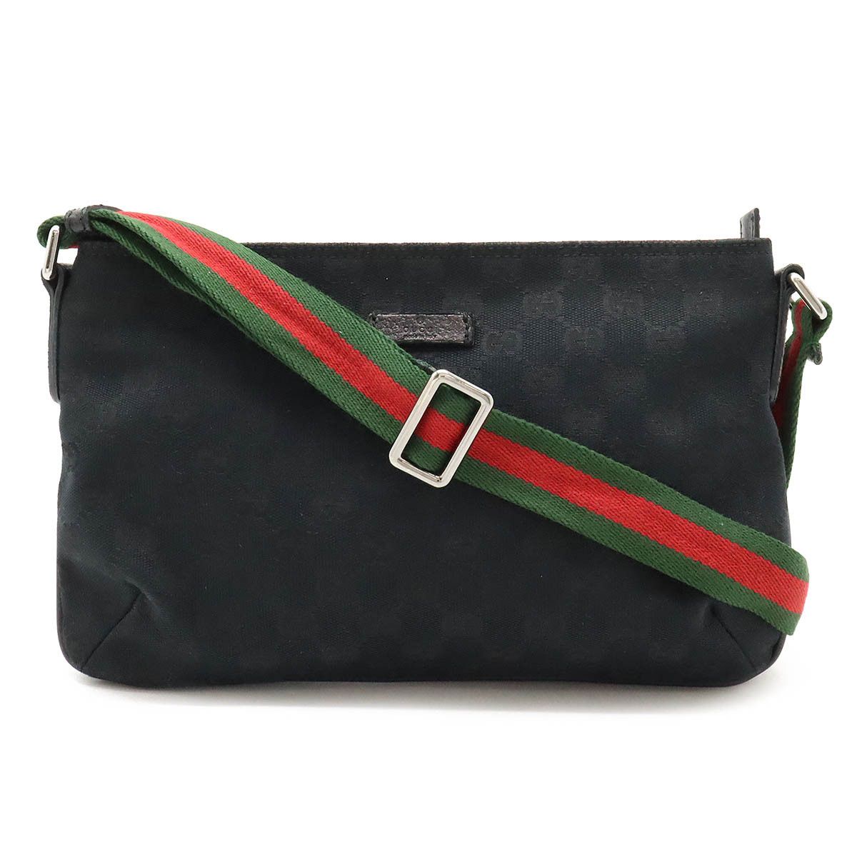 Gucci Gucci Gucci GG Canvas Leather Shoulder Bag 189749 Canvas Crossbody Bag 189749 in Very Good Condition Size ONE SIZE - 1 Thumbnail