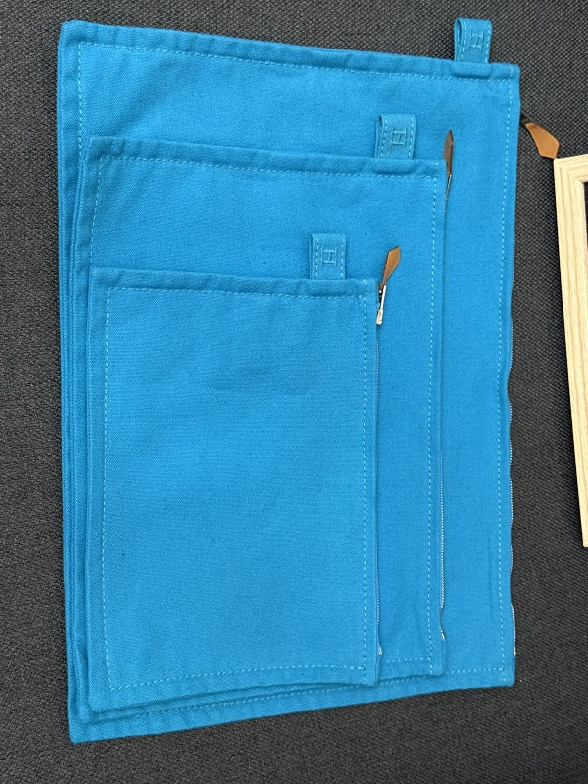 Hermes HERMES Bora Bora 3 Piece Set Multi Pouch Cosmetic Pouch Size ONE SIZE - 25 Thumbnail