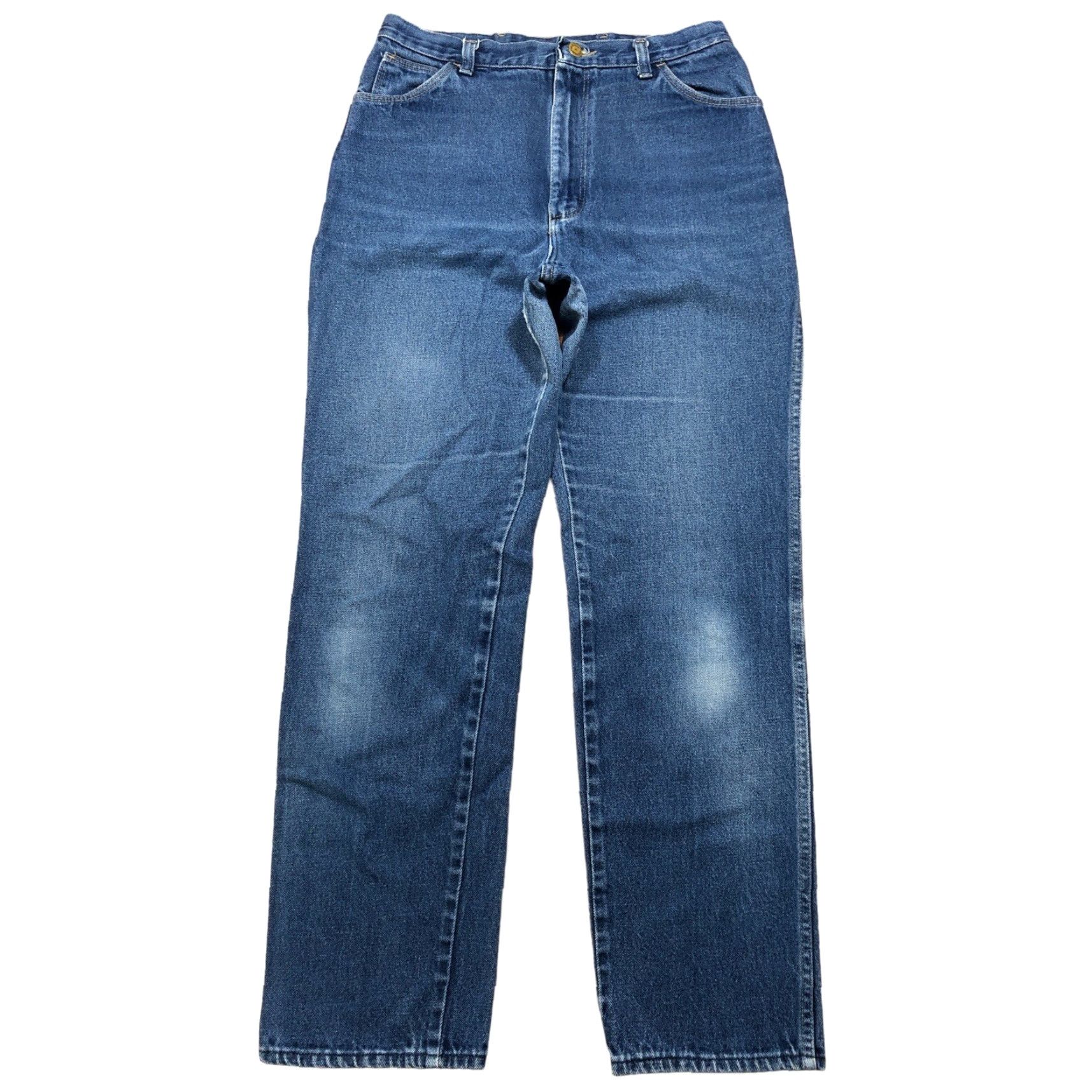 Wrangler VINTAGE Wrangler Jeans Denim Mom High Rise 1970s Talon USA Made Womens Tag 14 X 31 Size 30" / US 8 / IT 44 - 2 Thumbnail