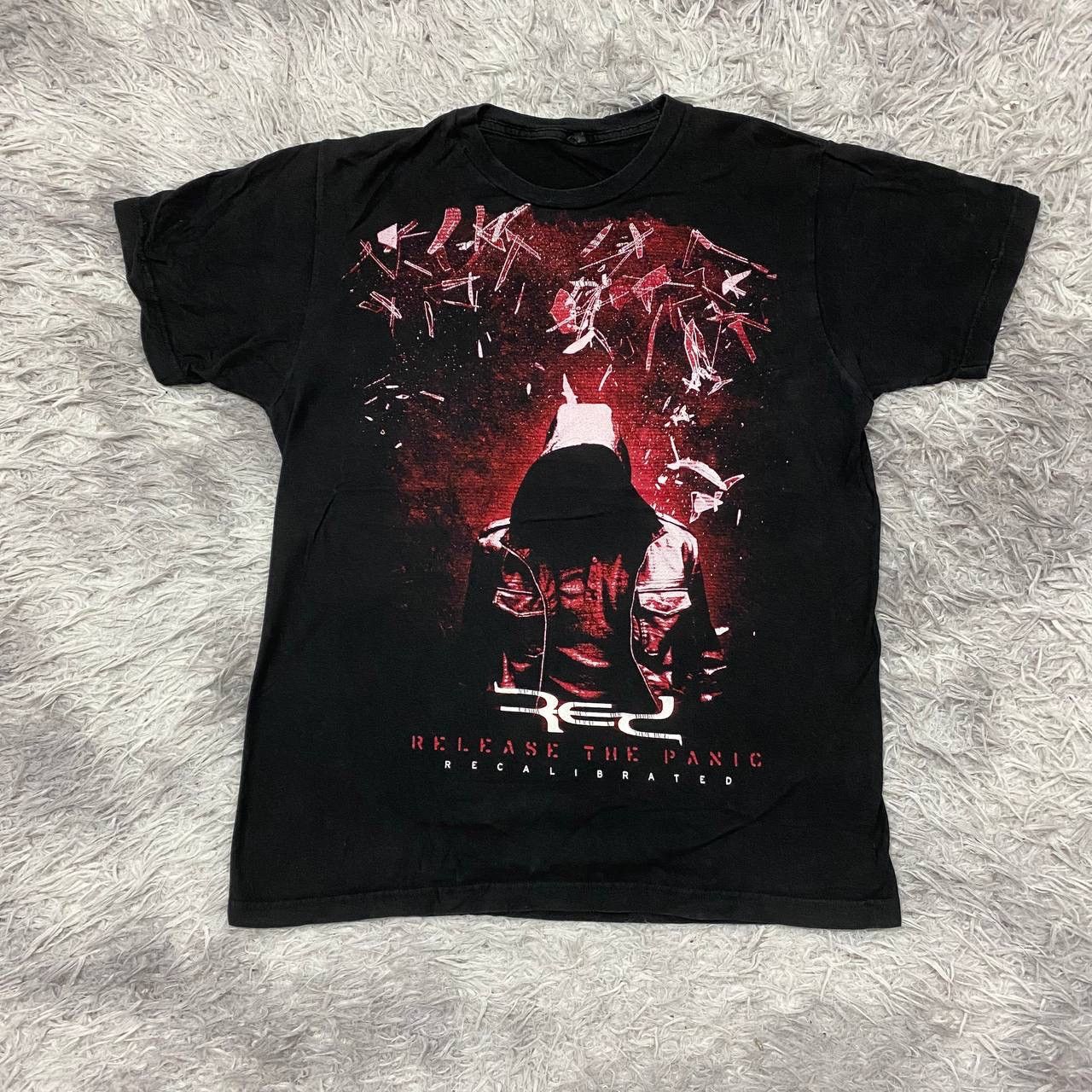 Band Tees × Tultex × Vintage Rock band RED release the panic album art Size US M / EU 48-50 / 2 - 1 Thumbnail