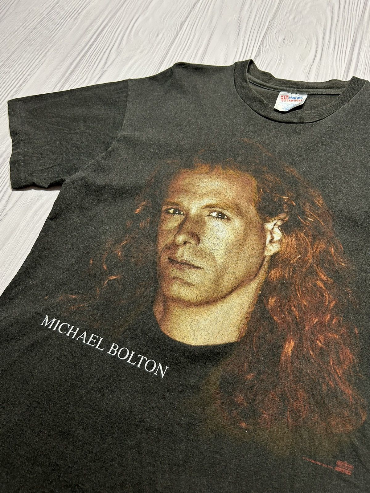 Band Tees Vintage 1993 Singer Michael Bolton Timeless Tour T-Shirt Size US L / EU 52-54 / 3 - 5 Thumbnail
