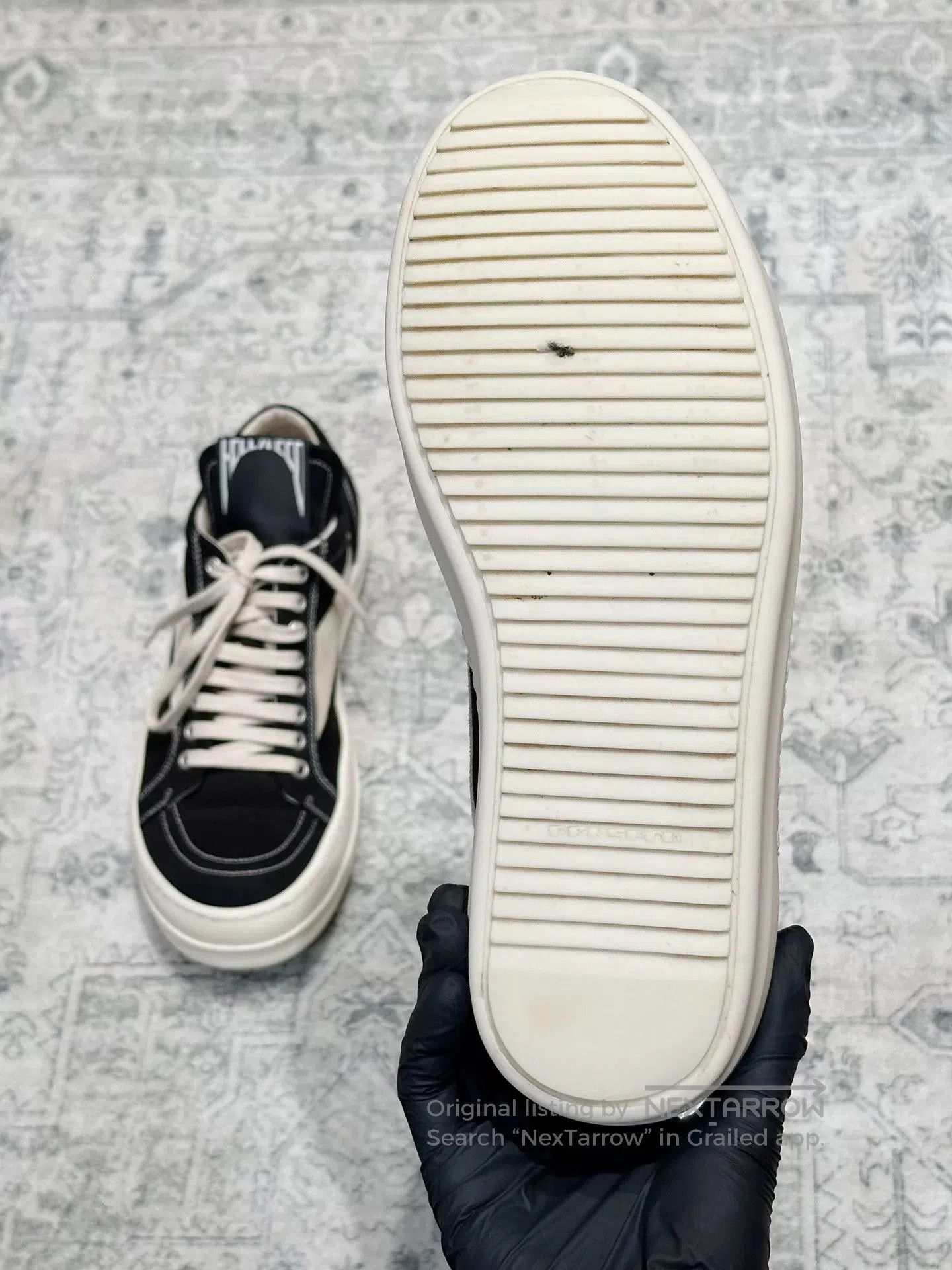 Rick Owens Drkshdw Rick Owens DRKSHDW Canvas Sneakers. Size US 9 / EU 42 - 9 Thumbnail
