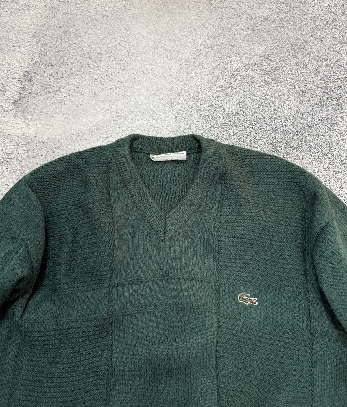 Lacoste Lacoste Chemise Vintage Green Sweater M Made in France Logo Size US M / EU 48-50 / 2 - 2 Thumbnail