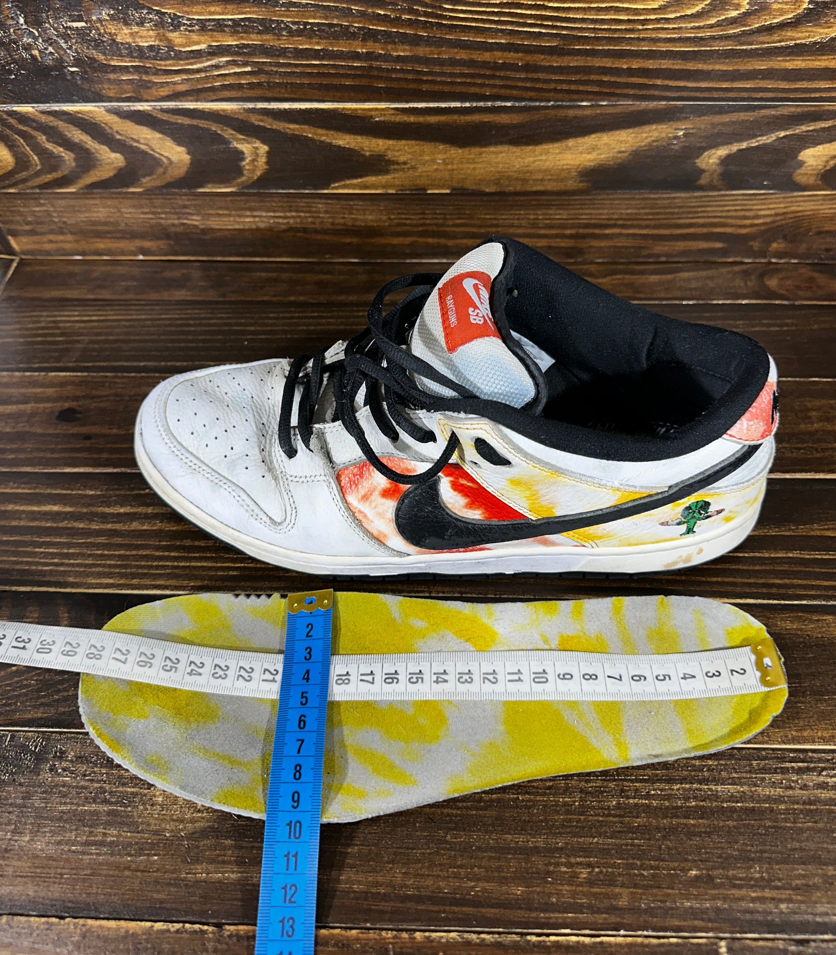 Leather × Nike Nike SB Dunk Low Tie-Dye Raygun - White Men's Sneakers Size US 10 / EU 43 - 14 Thumbnail