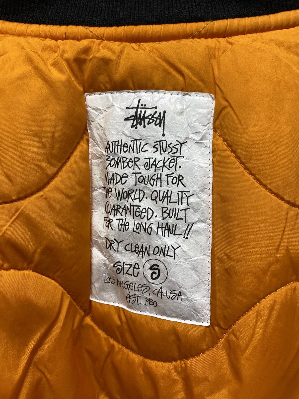Stussy Stussy Built Reversible Bomber Jacket Black - Small Size US S / EU 44-46 / 1 - 10 Thumbnail