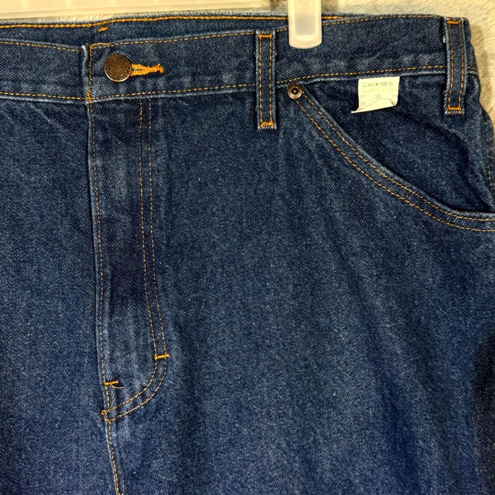 Dickies Dickies Jeans Mens 38UL Blue Denim Relaxed Fit Straight Leg Jeans Mens 38UL Blue Denim Relaxed Fit Straight Leg Dickies Carpenter Jeans Size US 38 / EU 54 - 4 Thumbnail