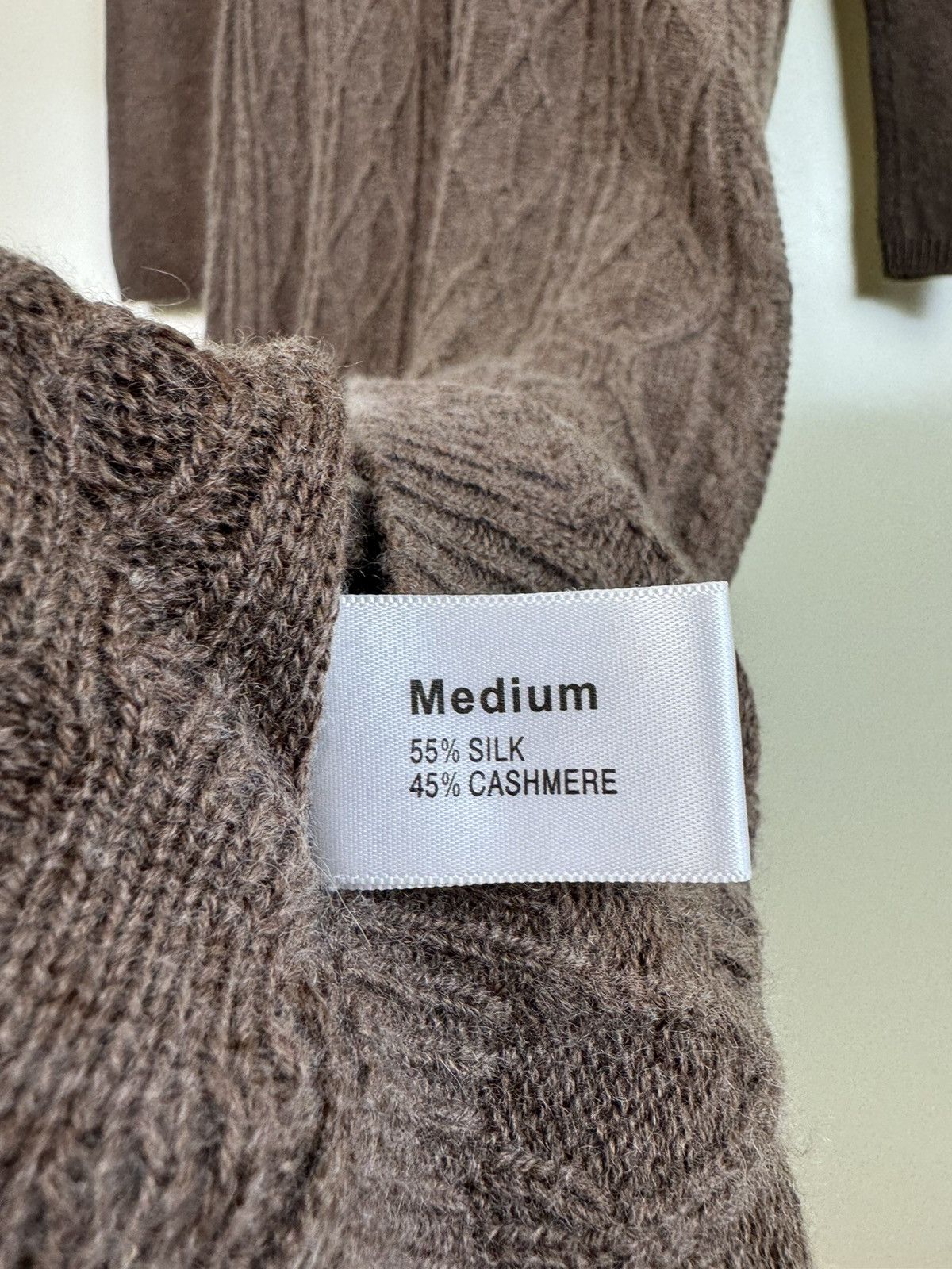 Johnstons Of Elgin Johnstons of Elgin Cashmere Silk Cable Knit Sweater Dress M Size M / US 6-8 / IT 42-44 - 6 Thumbnail