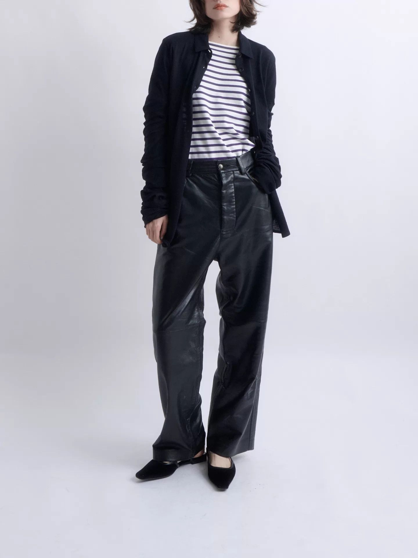 Jil Sander JIL SANDER Stacked Sleeve Wool Shirt Size XS / US 0-2 / IT 36-38 - 1 Thumbnail