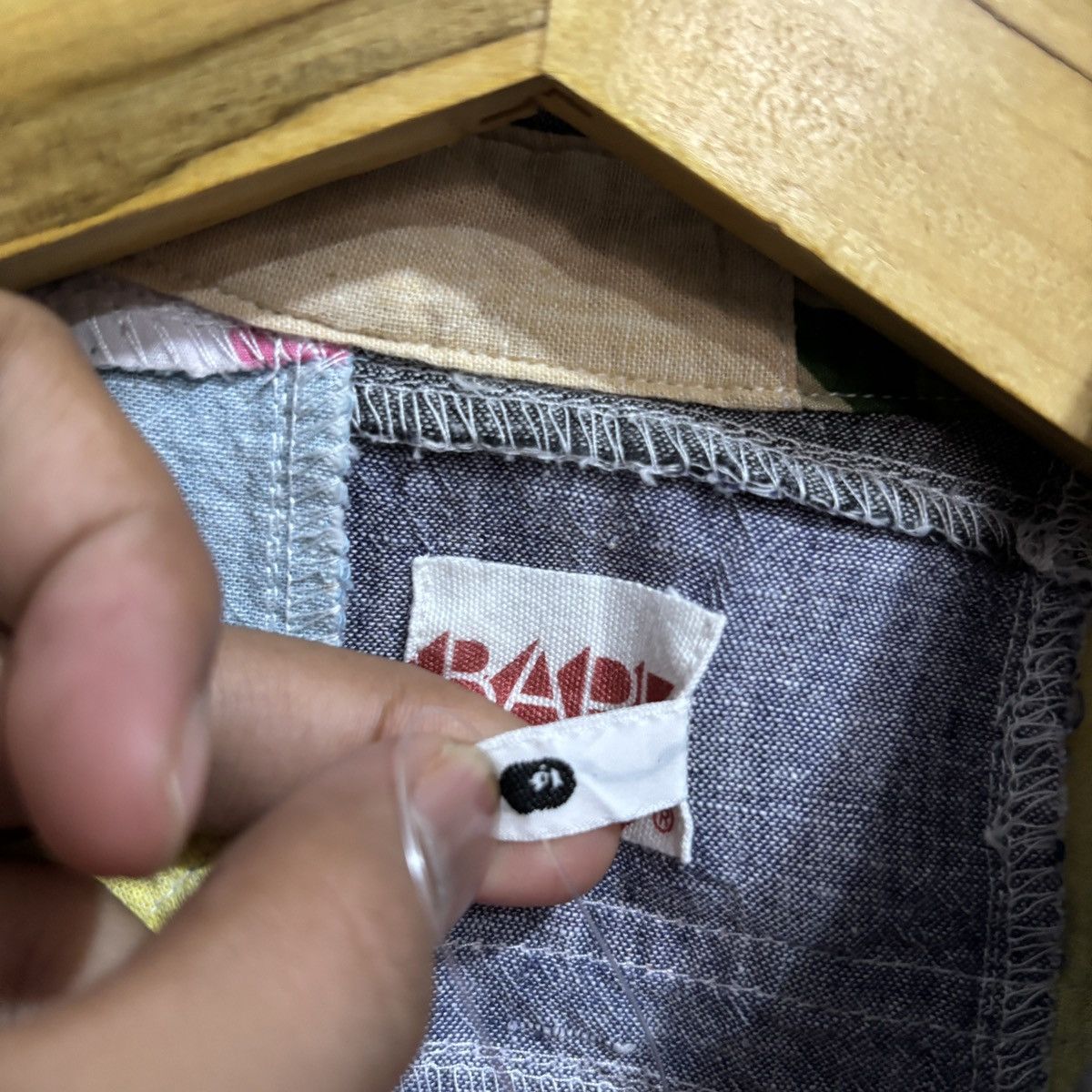 Bape OG Bape PatchWork Button Up Shirt Size US S / EU 44-46 / 1 - 7 Thumbnail