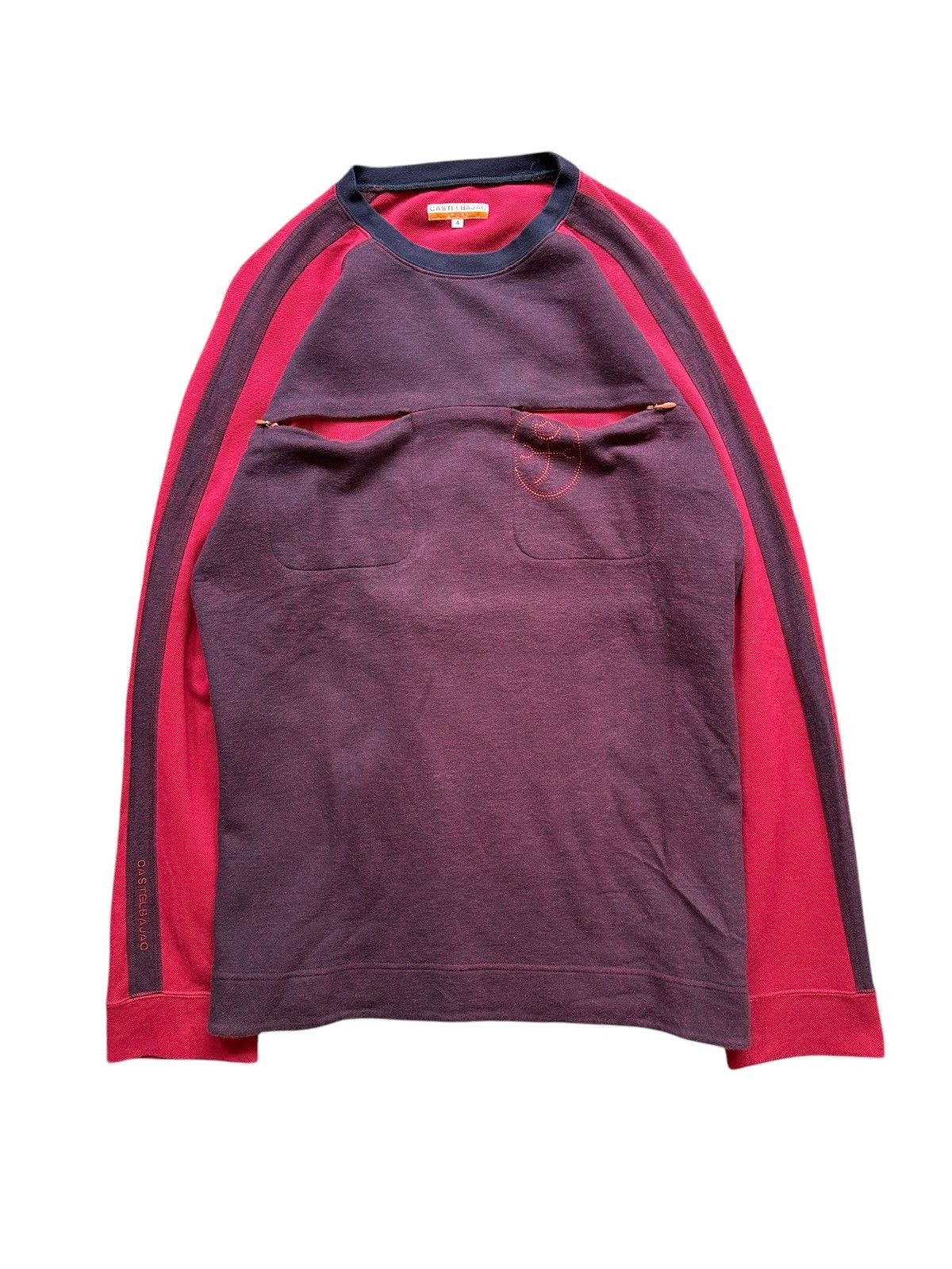 Iceberg × Jean Charles De Castelbajac 2000's Castlebajac Sport two tone sweater Size US L / EU 52-54 / 3 - 2 Thumbnail