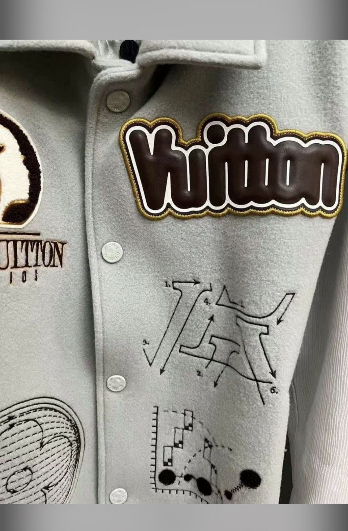 Louis Vuitton Evil eye varsity jacket Size US M / EU 48-50 / 2 - 7 Thumbnail